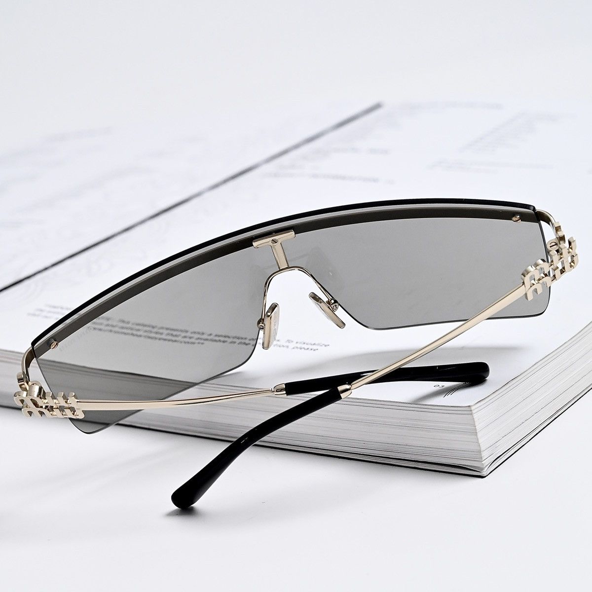 Miu Miu MIU MIU 0MU 50ZS SUNGLASSES Size ONE SIZE - 9 Thumbnail