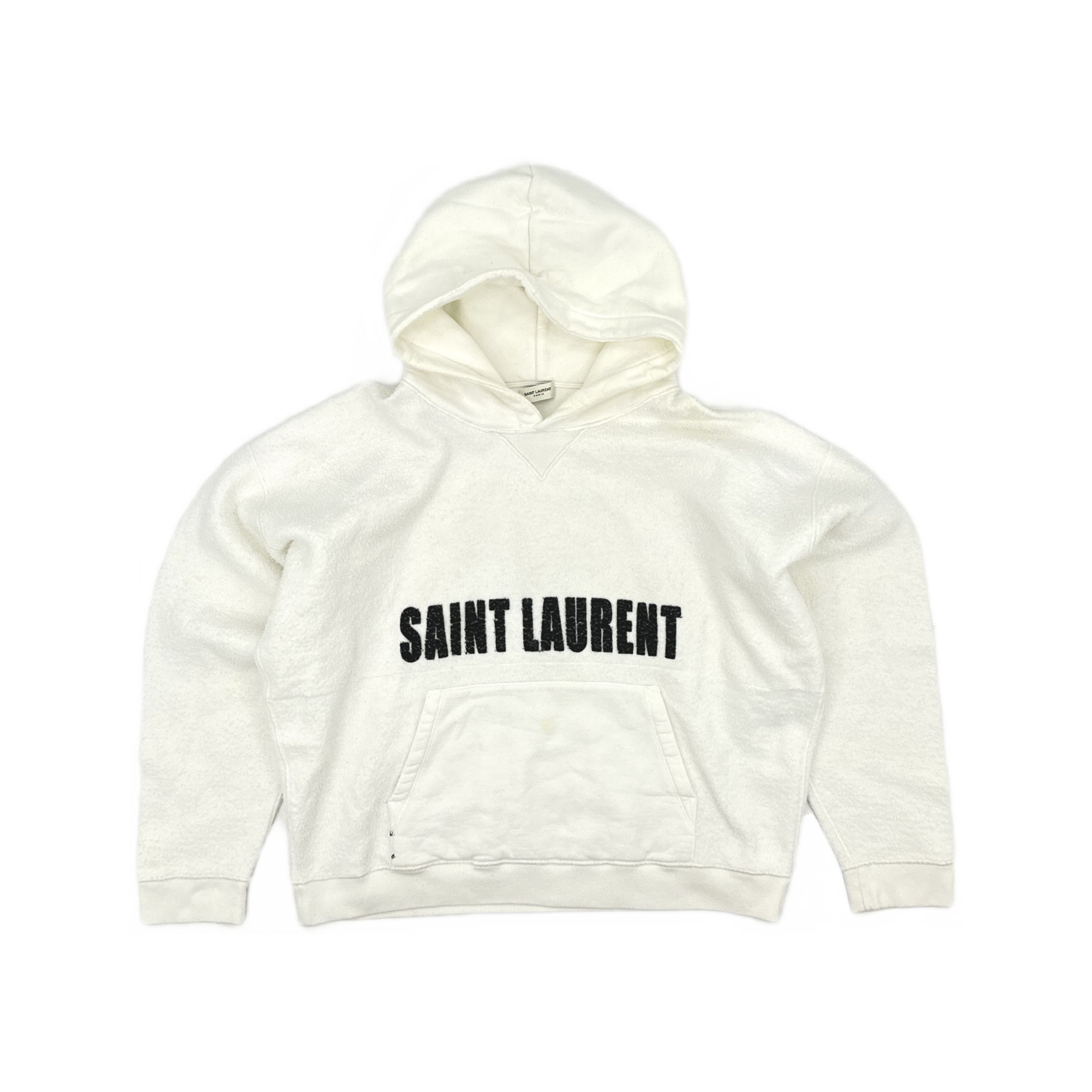 Saint Laurent Paris Saint Laurent Agafay Logo Hoodie Size L Size US L / EU 52-54 / 3 - 1 Thumbnail