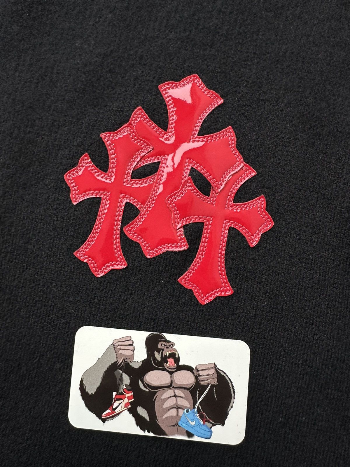 Chrome Hearts Chrome Hearts Triple Cross Patch Cashmere Sweater Size US XL / EU 56 / 4 - 4 Thumbnail