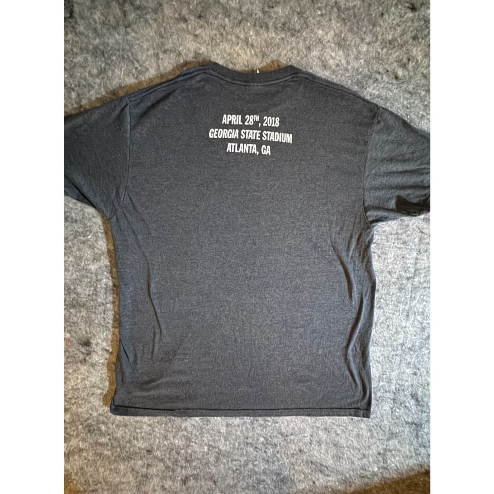 Tultex Foo Fighters Gray 2018 Atlanta GA Concert T-Shirt Men XL Size US XL / EU 56 / 4 - 2 Thumbnail