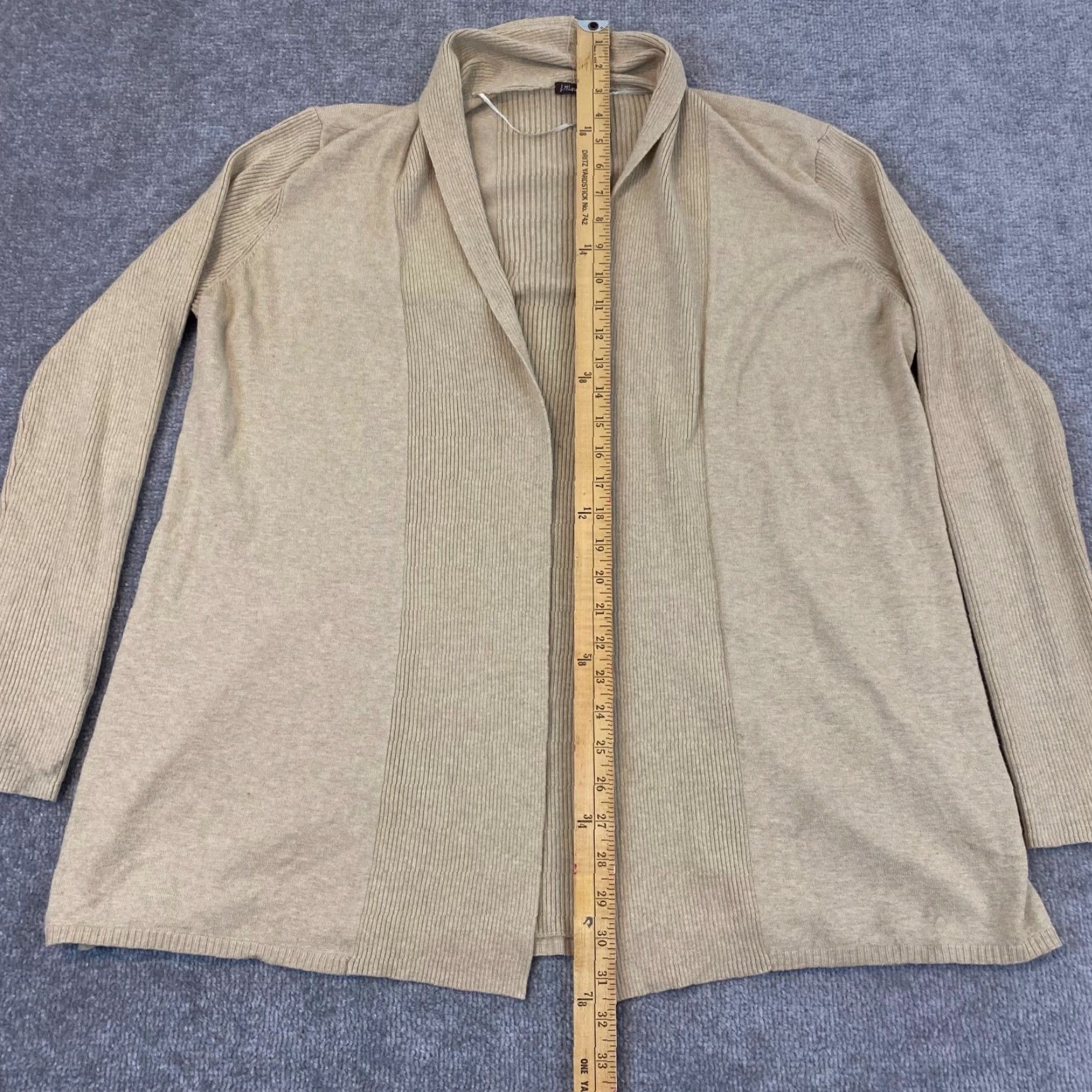J.McLaughlin J. McLaughlin Classic Cardigan Sweater Womens Medium Brown Long Sleeve Knit Casual Size M / US 6-8 / IT 42-44 - 3 Thumbnail