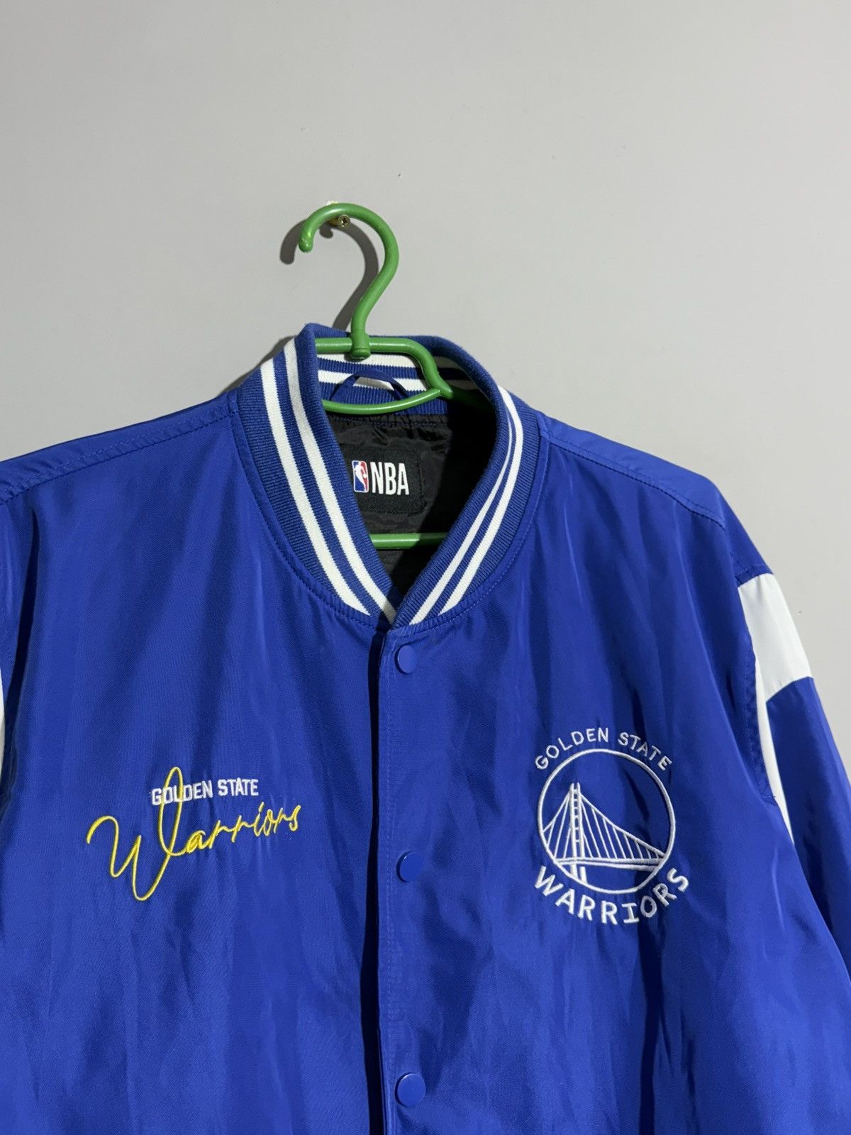 NBA Golden State Warriors Blue Bomber jacket size M Size US M / EU 48-50 / 2 - 2 Thumbnail