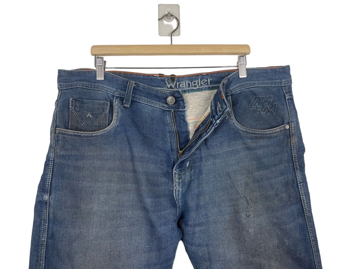 If Six Was Nine Wrangler Stone Wash Zipper Fly Denim Jeans W40 Size US 40 / EU 56 - 9 Thumbnail