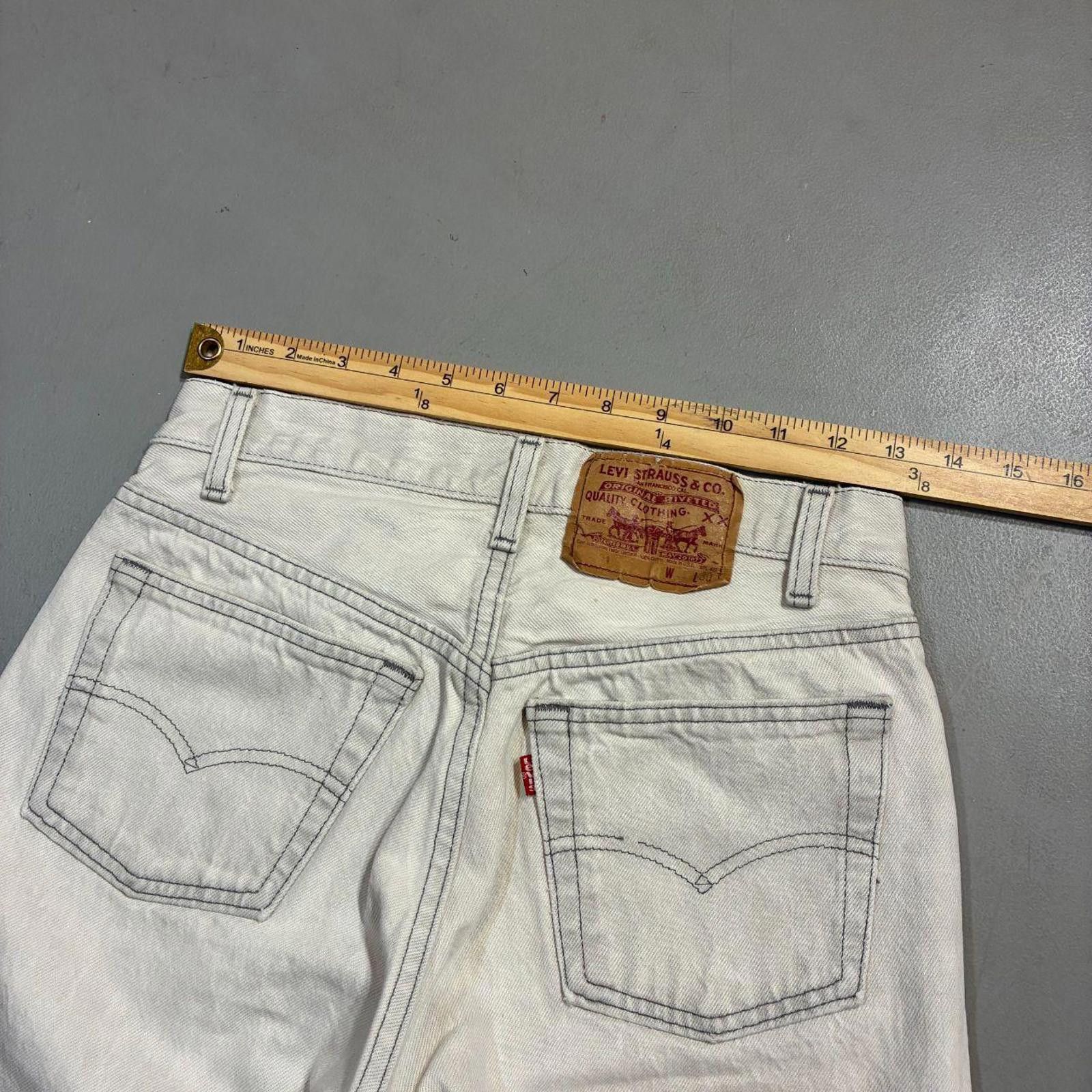 Levi's 80s Levi's Light Acid Wash 501 Jeans 27 x 29.5 Button-Fly Size US 28 / EU 44 - 6 Thumbnail