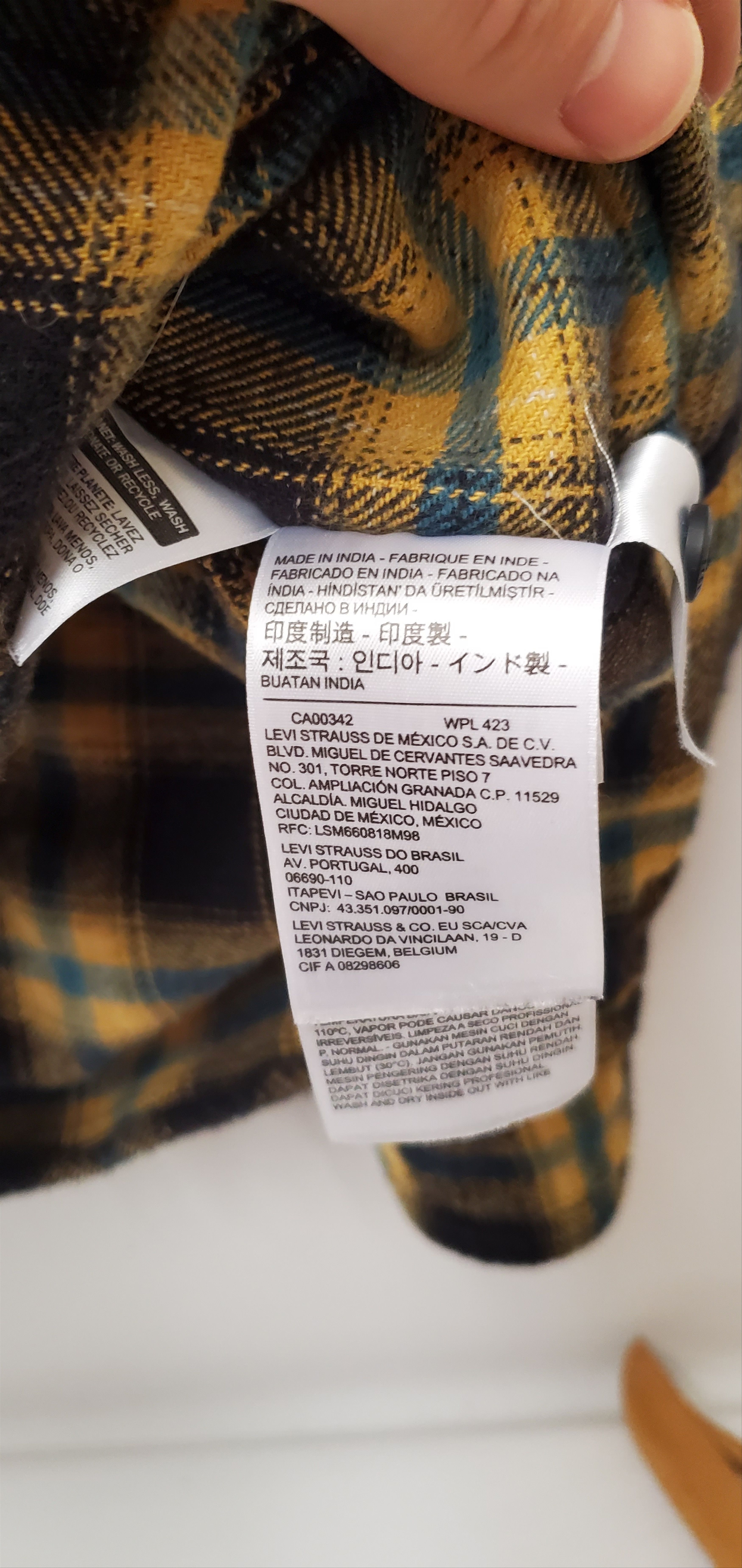 Levi's Flannel Shirt Size US S / EU 44-46 / 1 - 4 Thumbnail