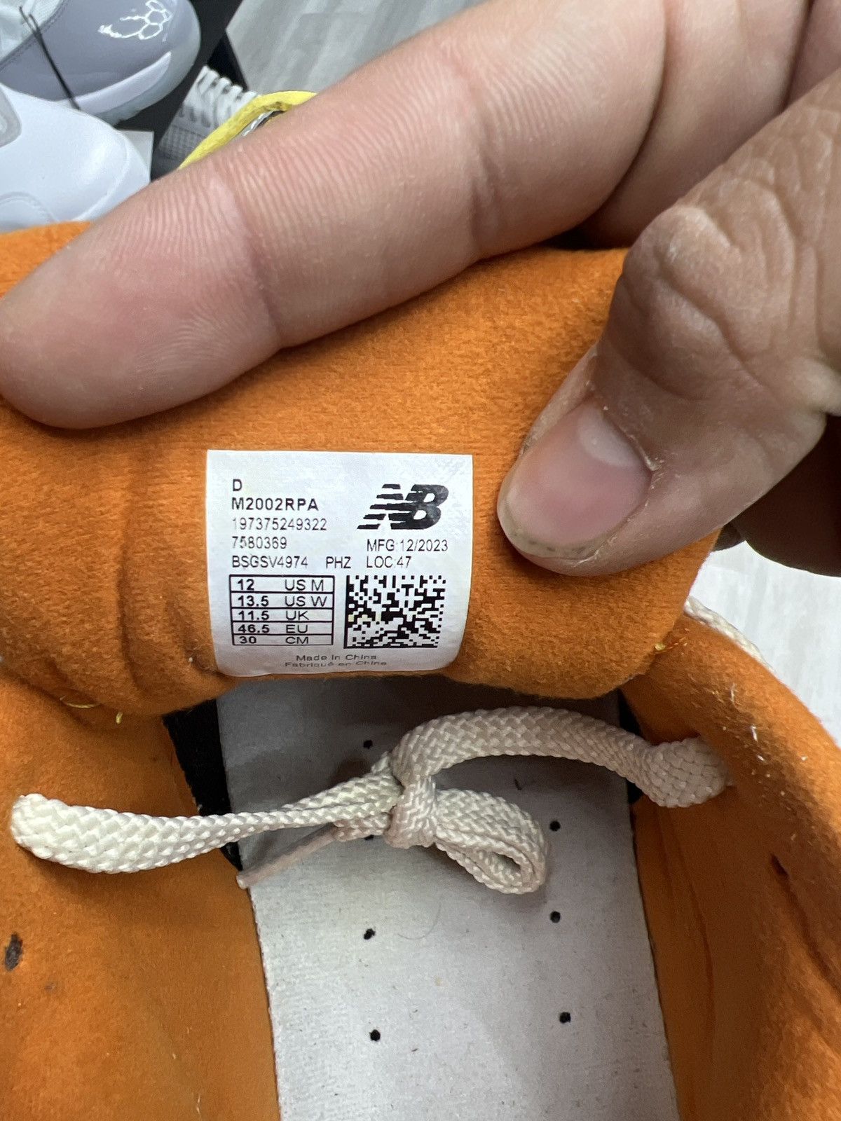 Nike NB2002R Orange/Yellow Size 12 Size US 12 / EU 45 - 7 Thumbnail
