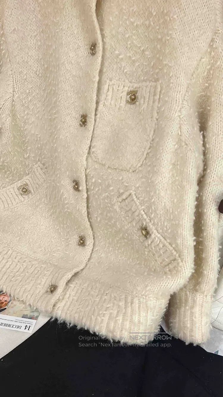 Chanel Chanel Milk white three-pocket schoolbag buckle cashmere c Size XXS / US 00 / IT 34 - 4 Thumbnail