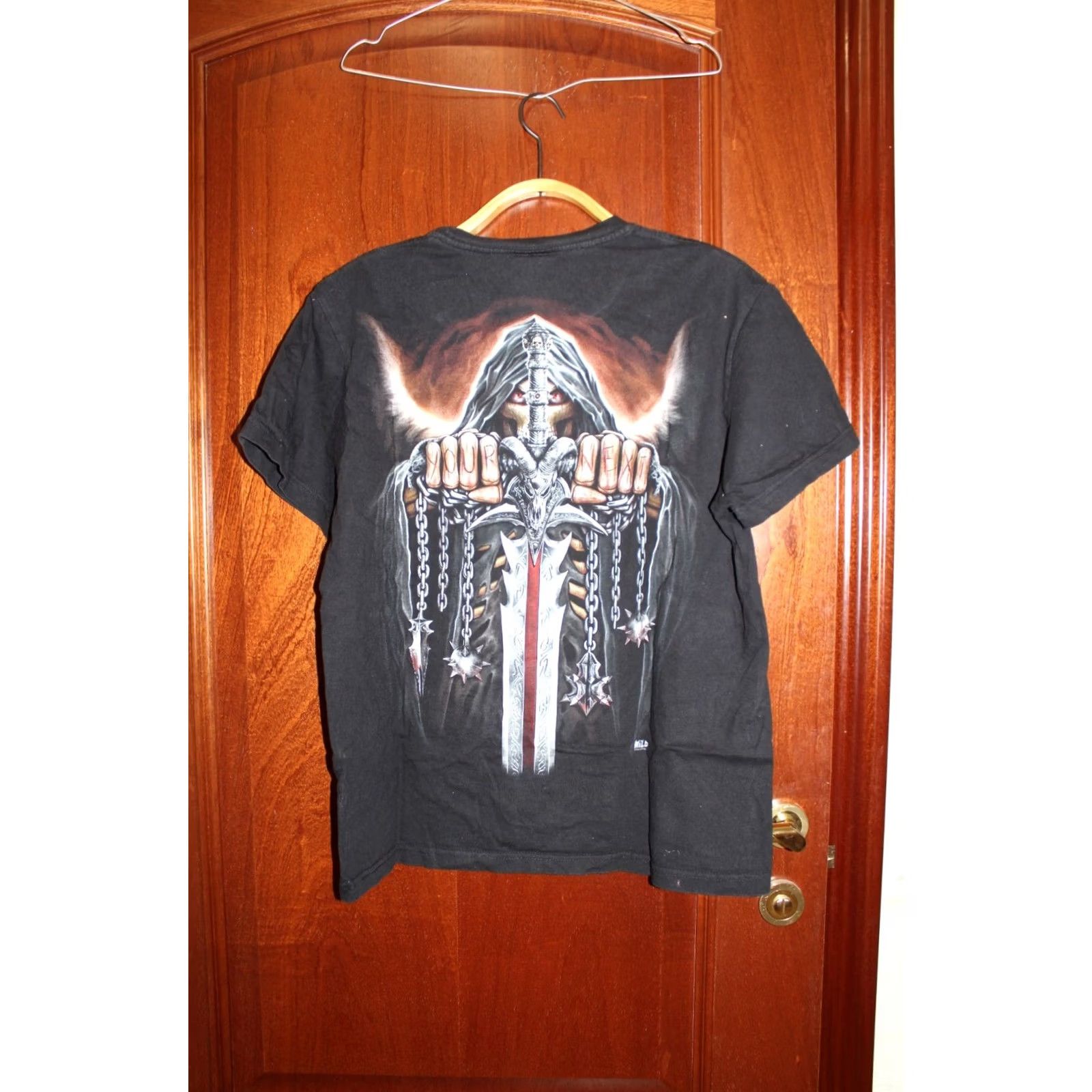 Vintage VINTAGE Wild Rock T-Shirt Mens L Black - Rock T-Shirt / Vintage / Men / L / Black / 53-68cm / 67-68cm Size US L / EU 52-54 / 3 - 4 Thumbnail