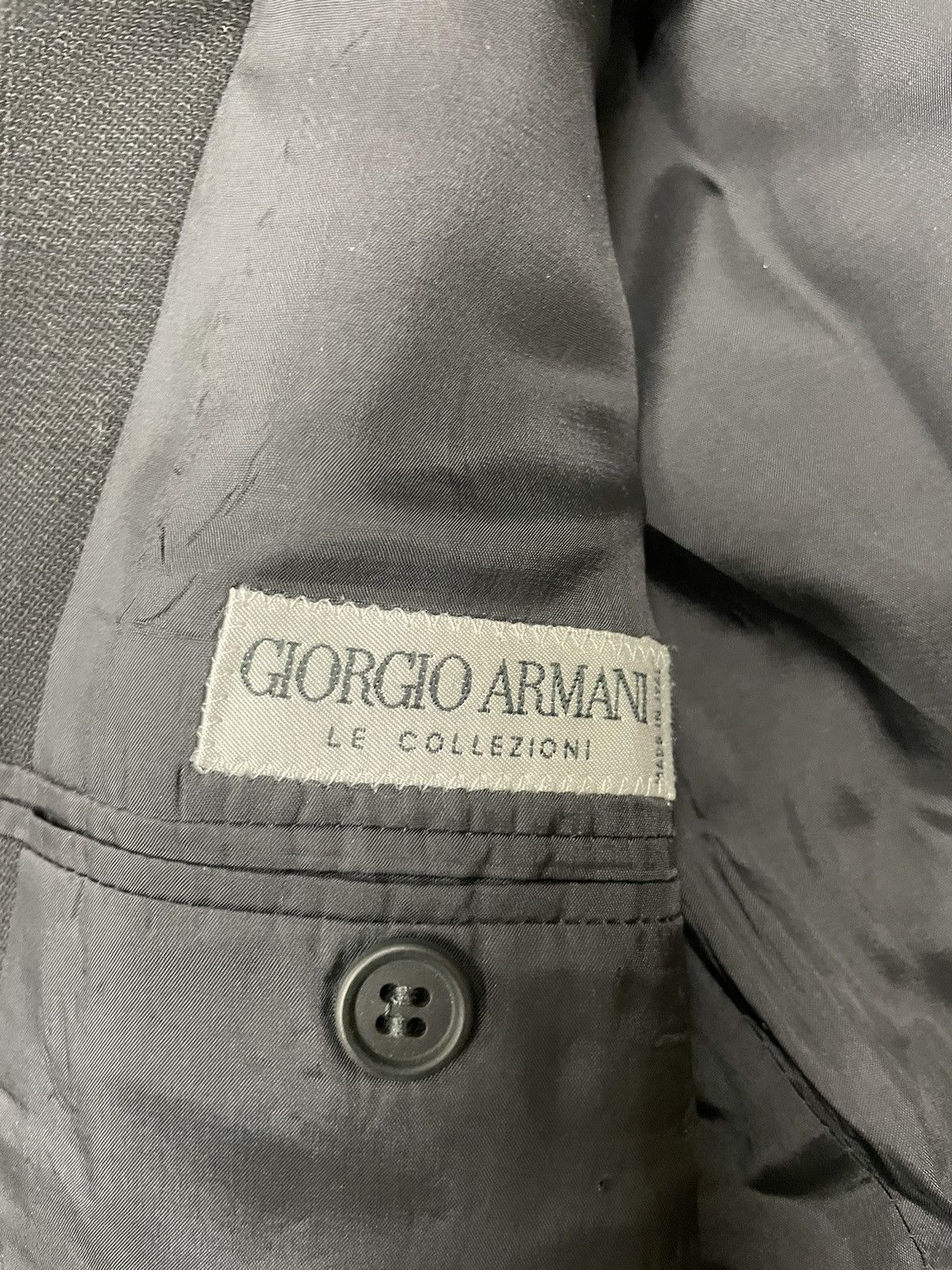 Armani Collezioni × Vintage Prince of Wales Check Jacket Size 42R - 7 Thumbnail