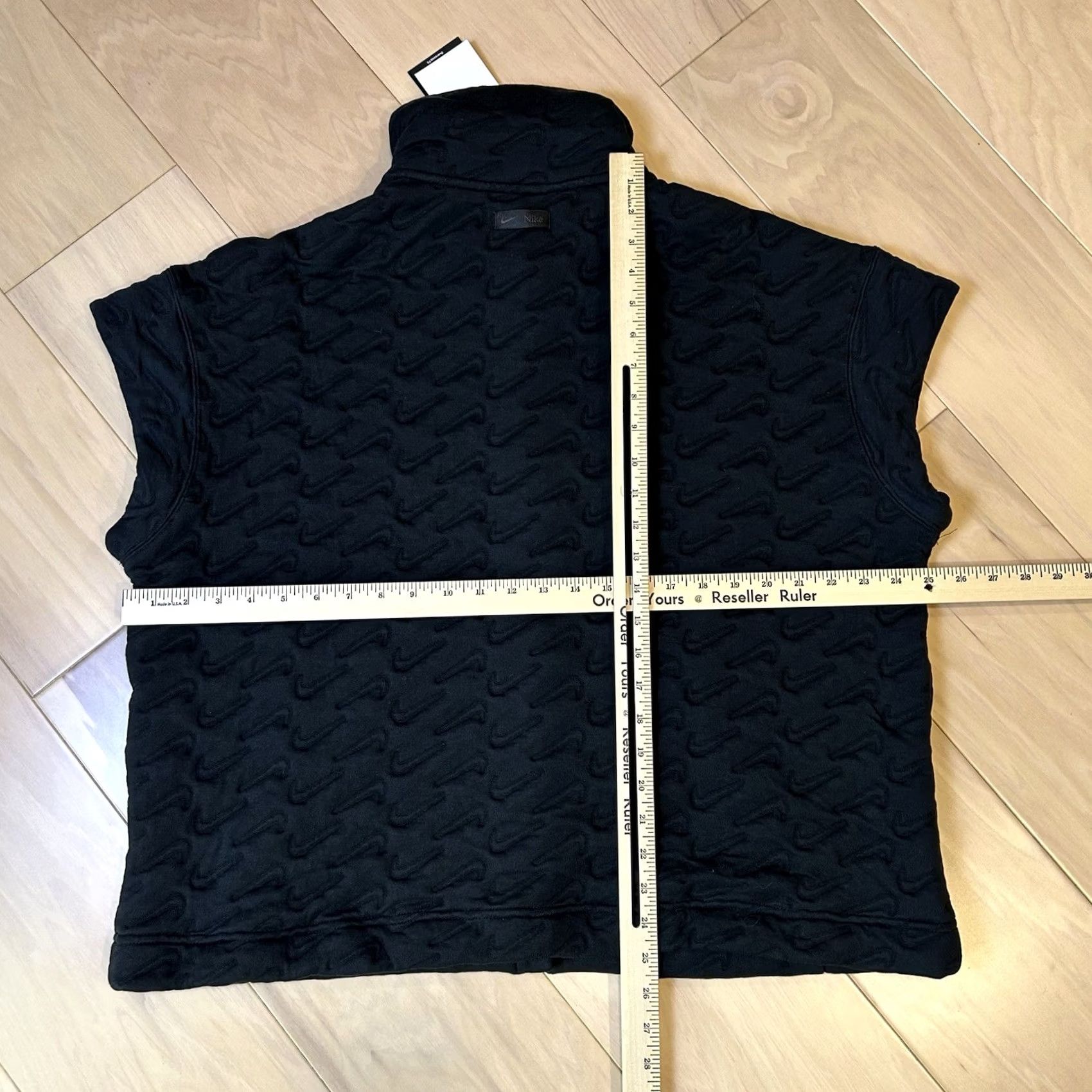 Nike Nike Sportswear Phoenix Fleece Oversized Jacquard Gilet Vest Black Women's M Size M / US 6-8 / IT 42-44 - 3 Thumbnail