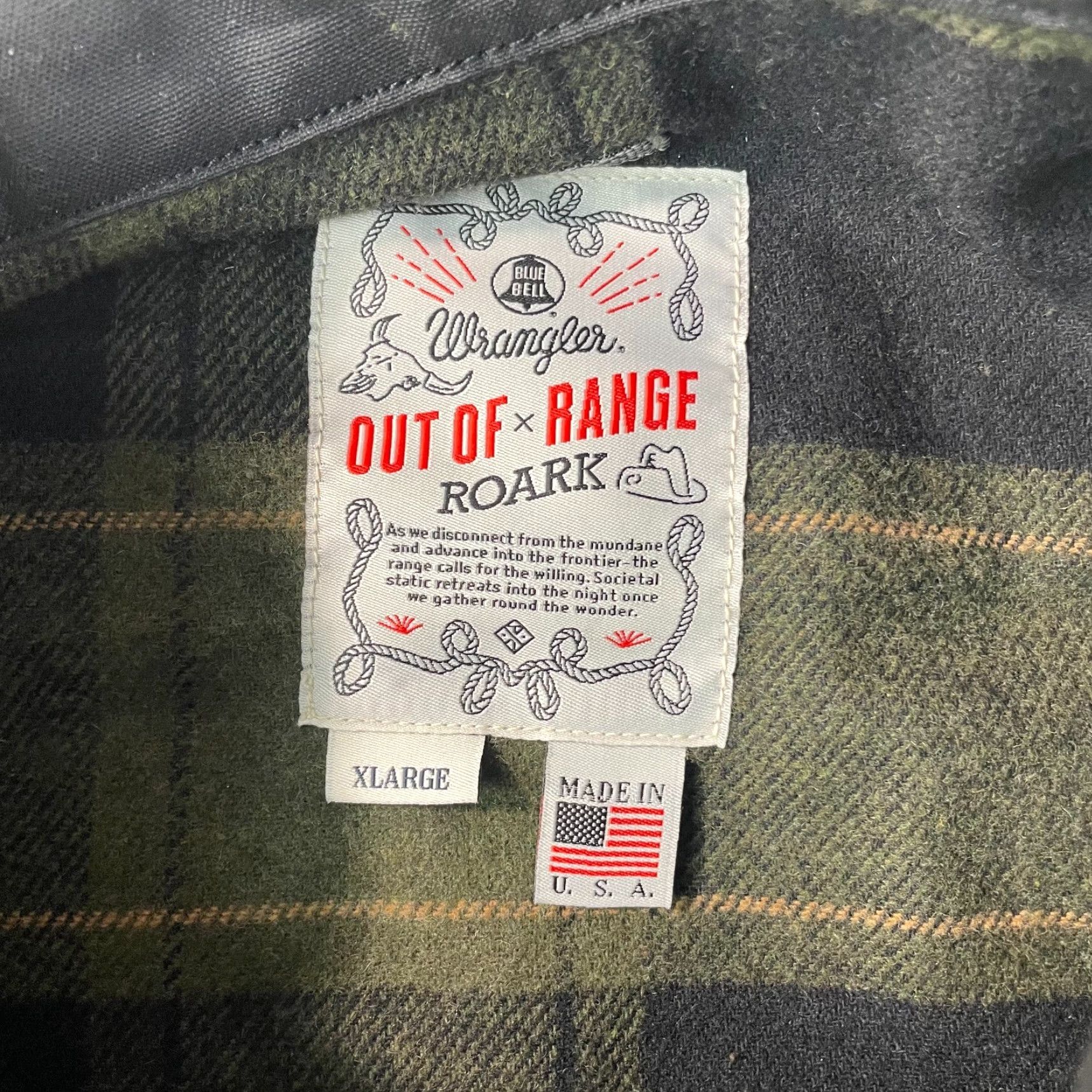 Roark Roark X Wrangler Out of Range Waxed Cotton Maverick Chore Jacket XL Black Mens Jacket Size US XL / EU 56 / 4 - 3 Thumbnail