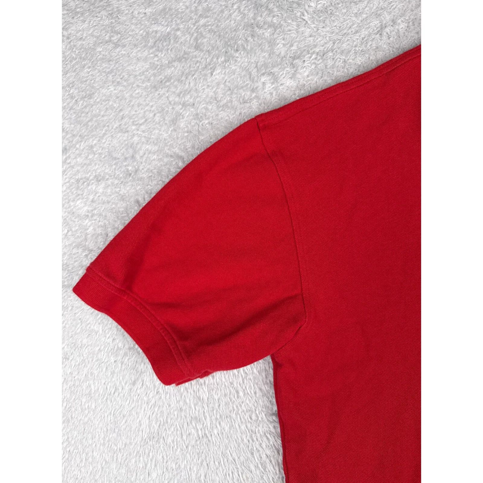 Tommy Hilfiger Tommy Hilfiger Polo Shirt Men XL Red 100% Cotton Jersey Short Sleeve Golf Classic Mens Size US XL / EU 56 / 4 - 3 Thumbnail