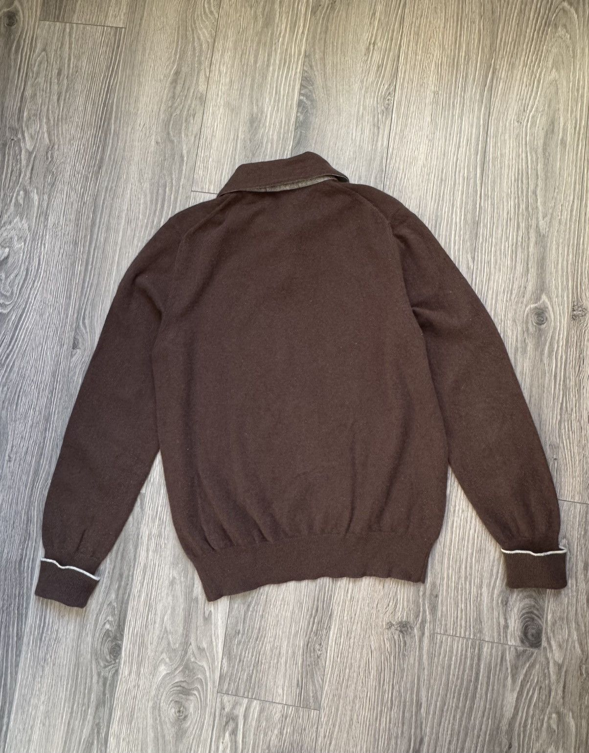 Other Fioroni Brown Cashmere Polo Sweater 48 RRP €775 Size US M / EU 48-50 / 2 - 7 Thumbnail