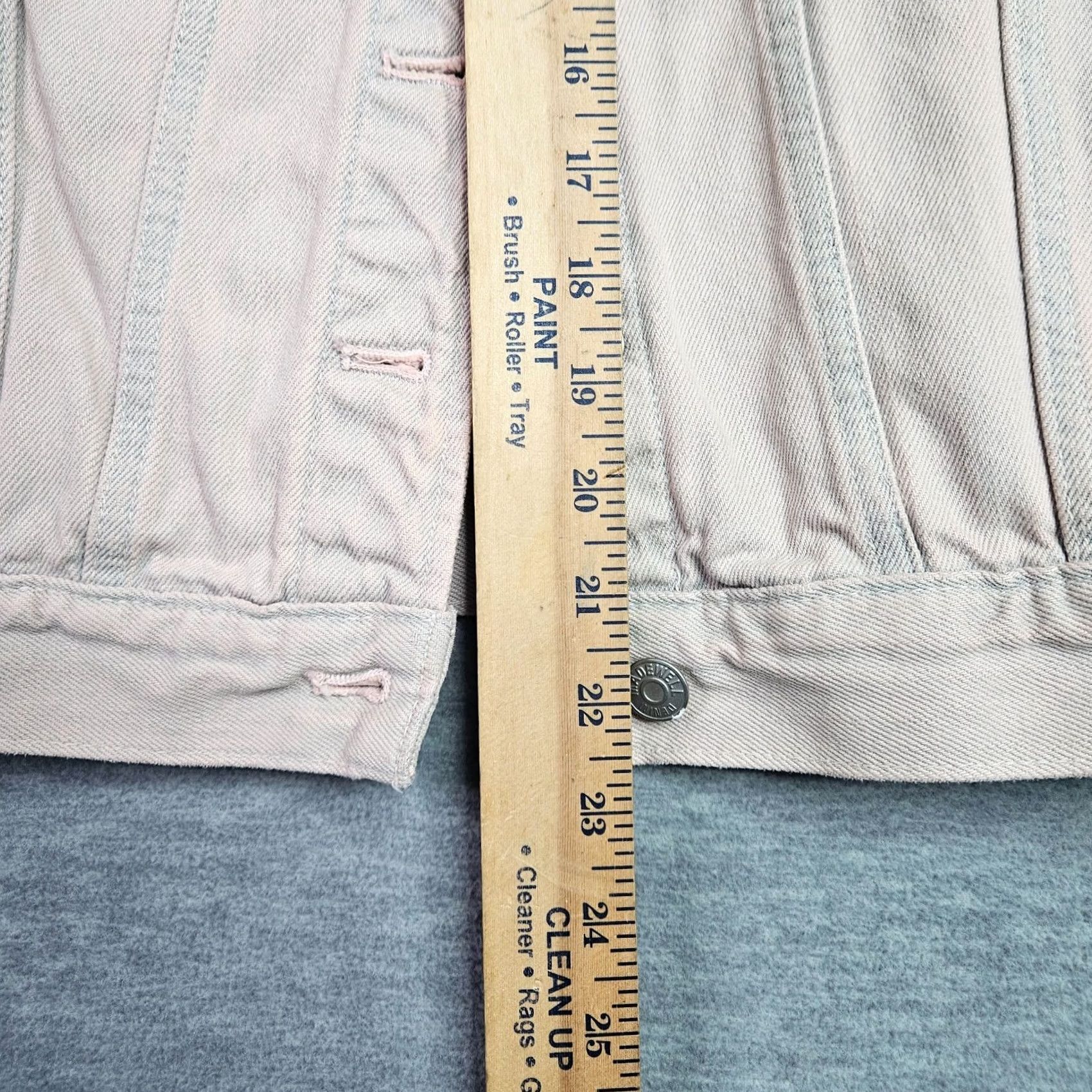Madewell Madewell Jacket Women’s Regular Size M Denim Trucker Pink Raglan Over-dyed Edition Vintage: No Shirt/Coat? Size M / US 6-8 / IT 42-44 - 5 Thumbnail