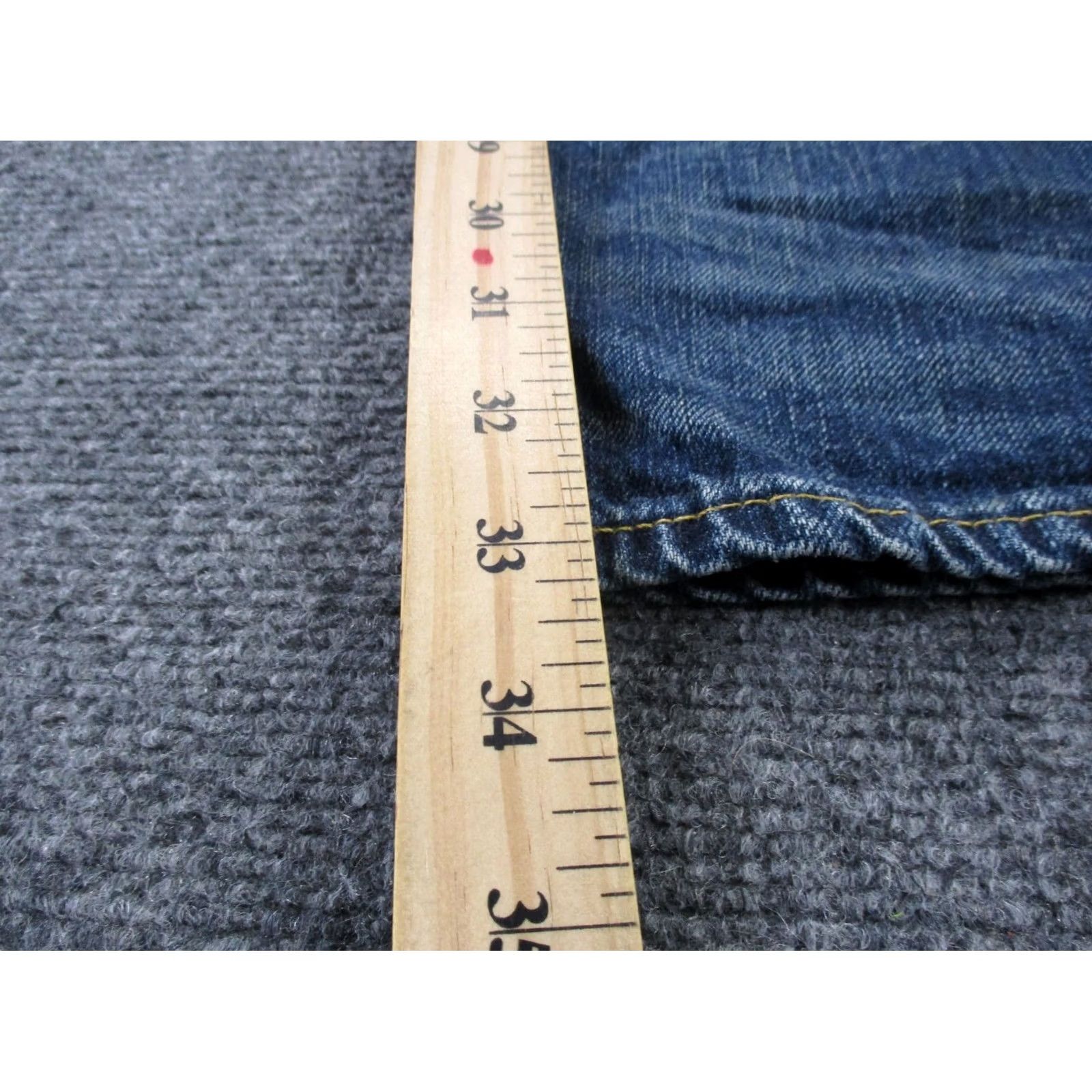 Vintage RRL Ralph Lauren Jeans Men 29 X 32 Denim Selvedge Japan Slim Straight Narrow Shirt Category Jeans Mens Regular Blue 29 Size US 28 / EU 44 - 4 Thumbnail