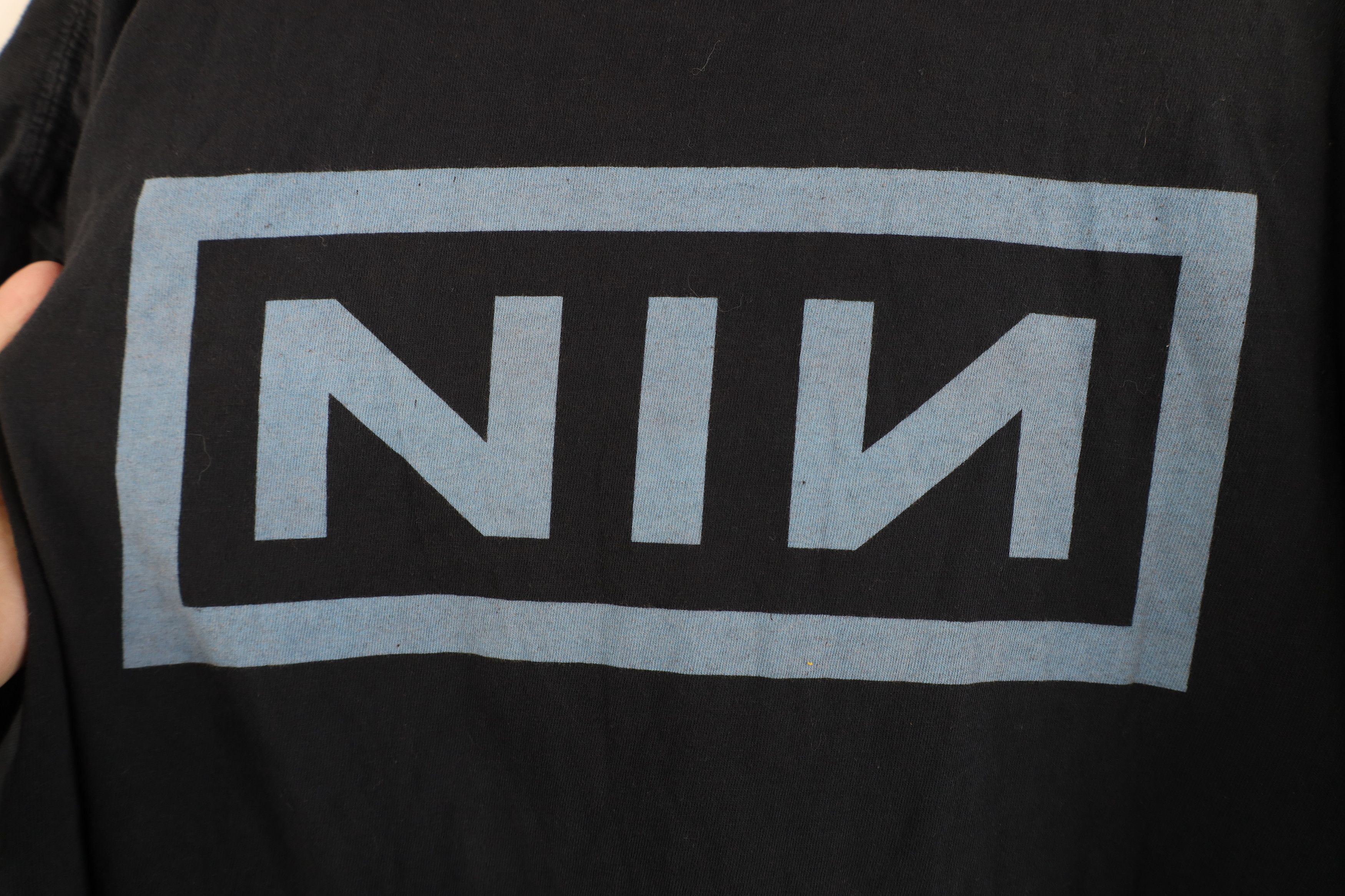 Vintage Vintage Retro Y2K Machine Nine Inch Nails Band T-Shirt NIN Size US XL / EU 56 / 4 - 12 Thumbnail