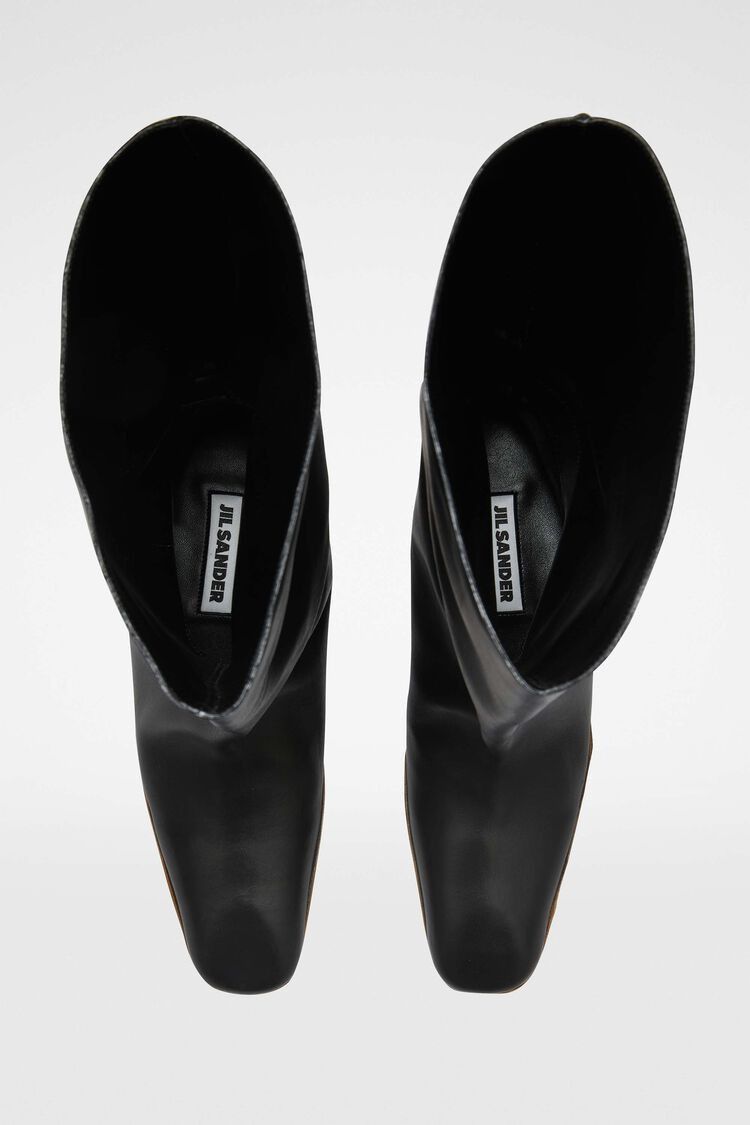Jil Sander o1w1db10825 Knee Boots in Black Size US 7 / IT 37 - 5 Thumbnail