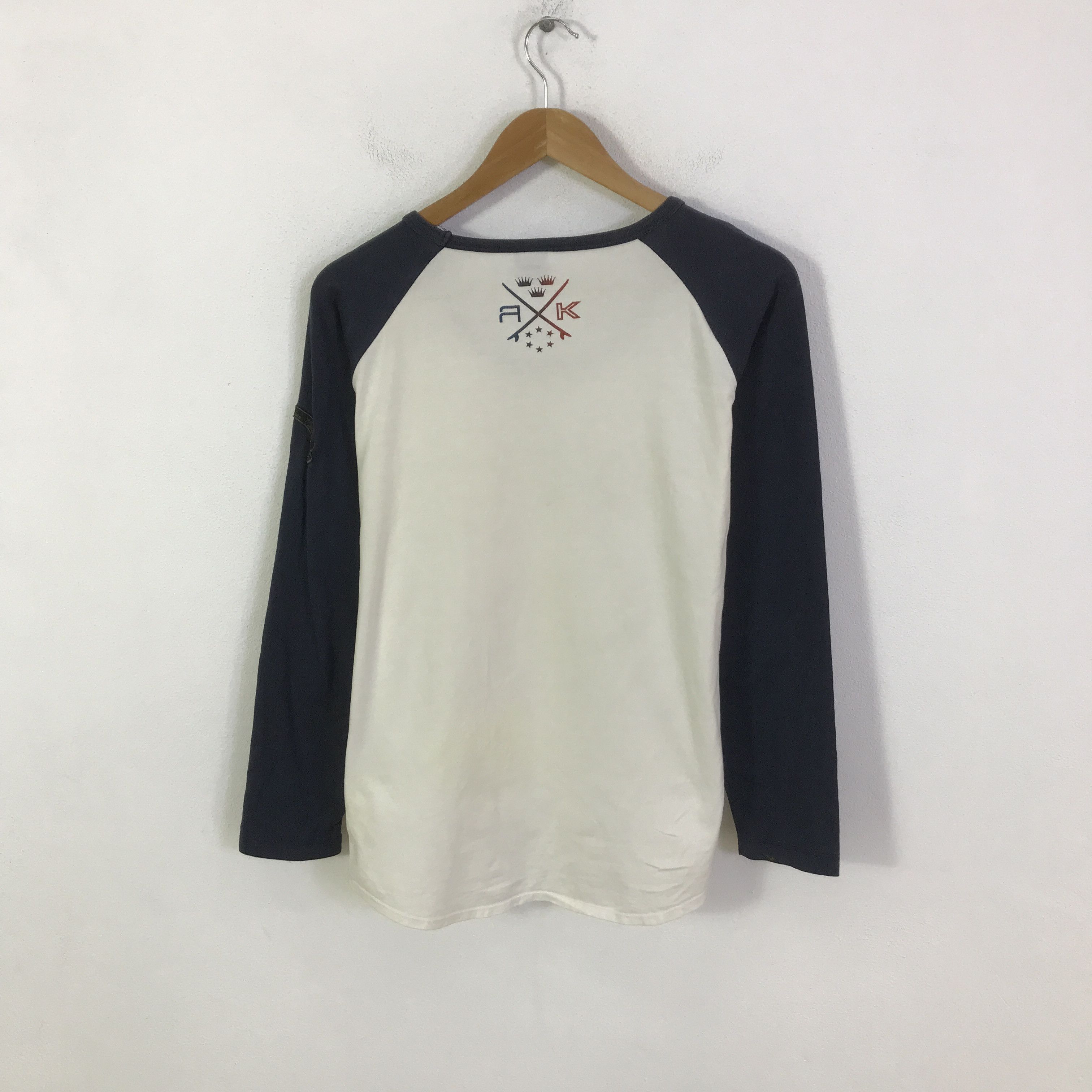 Japanese Brand a.k long woman sexy design sleeve t-shirt K117B6 Size US L / EU 52-54 / 3 - 3 Thumbnail
