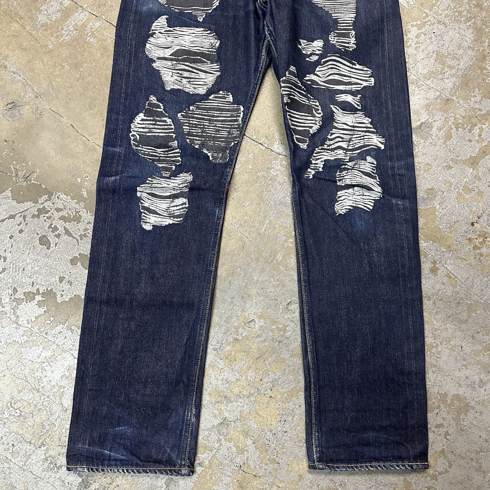 Billionaire Boys Club × Hypebeast × Icecream Billionaire Boys Club Selvedge Denim Jeans Medium 34x31 Size US 34 / EU 50 - 3 Thumbnail