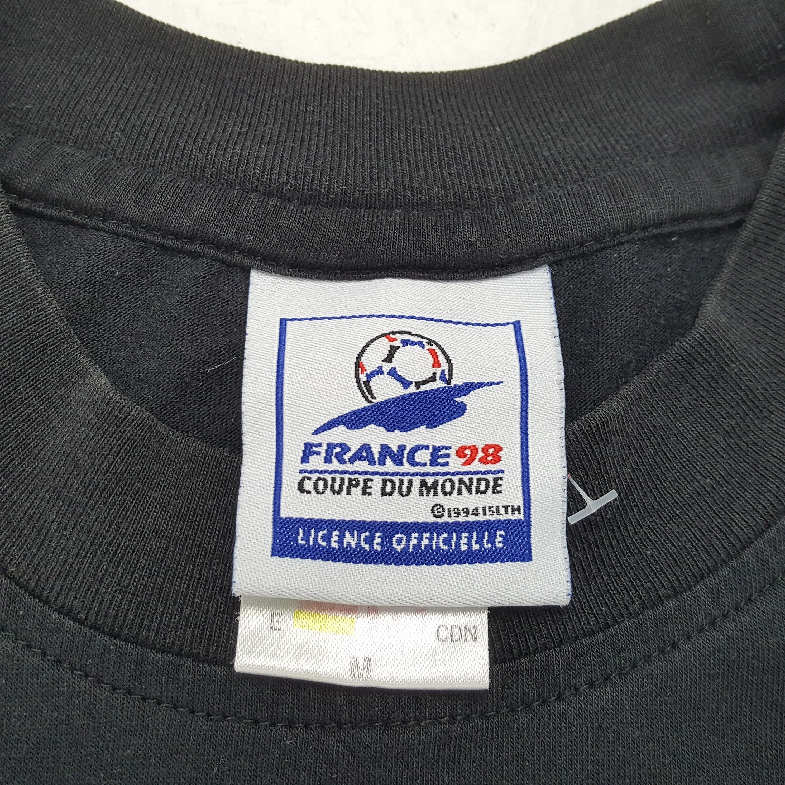 ADIDAS FRANCE 98 Football Soccer Sports Tshirt