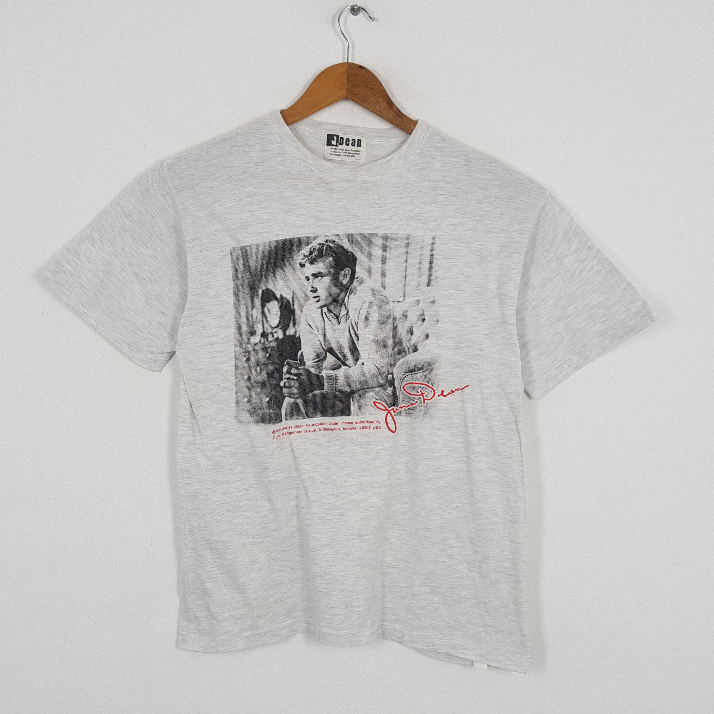 Vintage JAMES DEAN American Rock Singer Songwriter T-Shirts