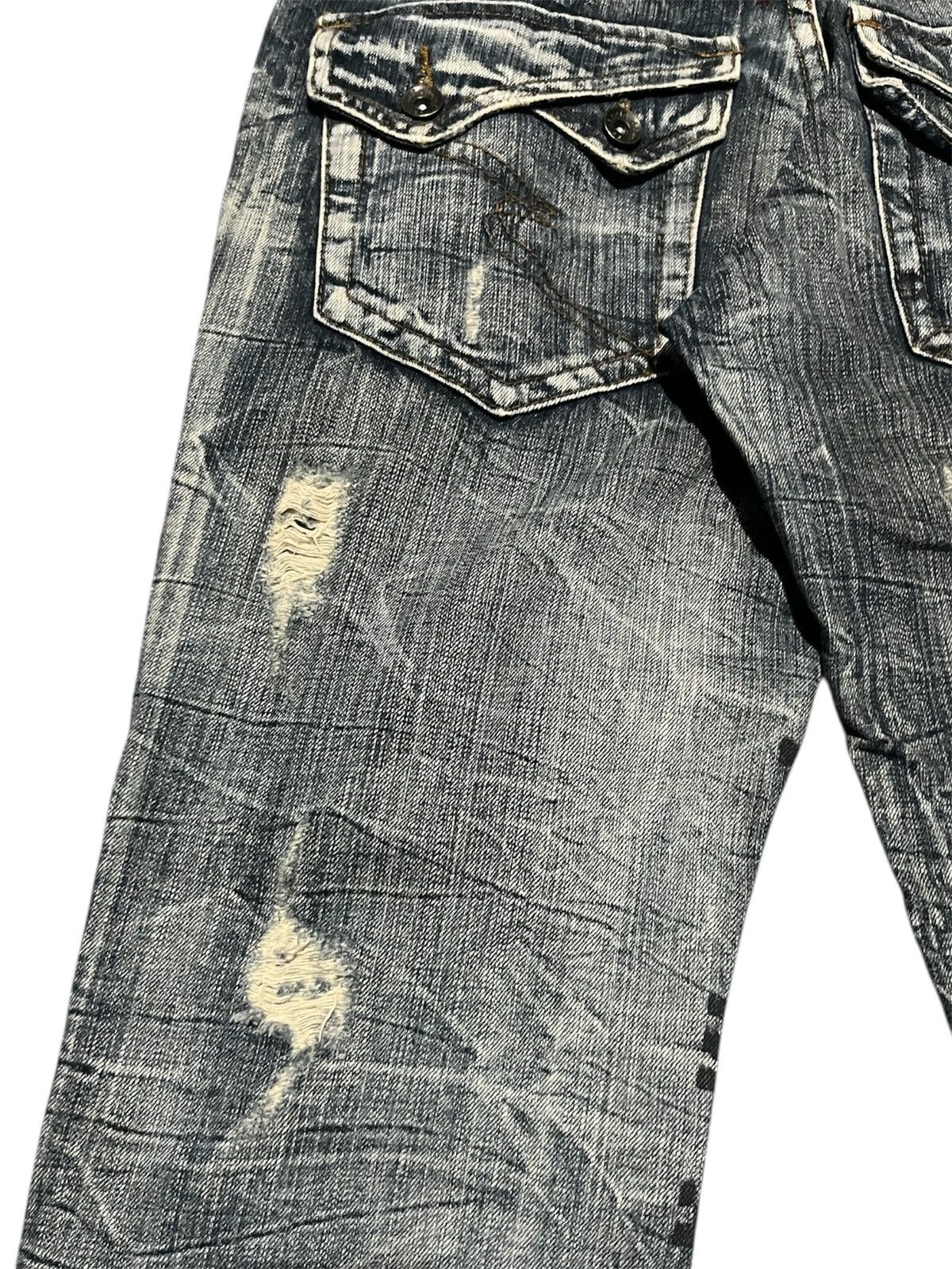 semanticdesign Semantic Design Peotic Punk Flare Jean Size US 32 / EU 48 - 8 Thumbnail