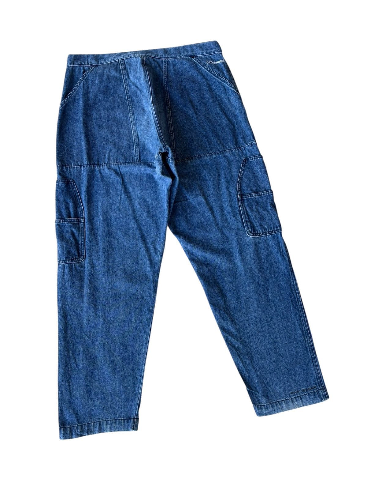 Columbia 💥COLUMBIA OMNI-SHADE UTILITY DENIM CARGO PANT OUTDOOR HIKING Size US 34 / EU 50 - 4 Thumbnail