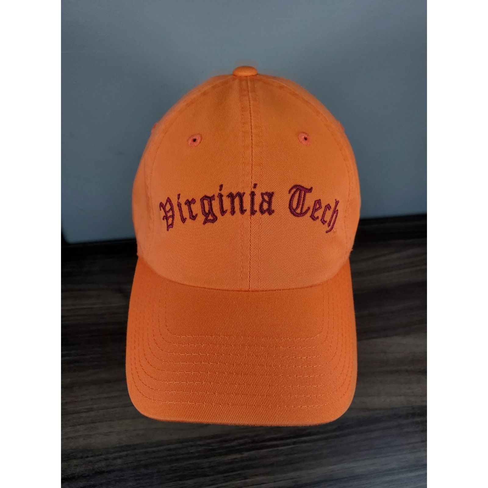 American Needle × NCAA Virginia Tech Hokies Hat Cap Emroidered Old English Script Size ONE SIZE - 1 Thumbnail