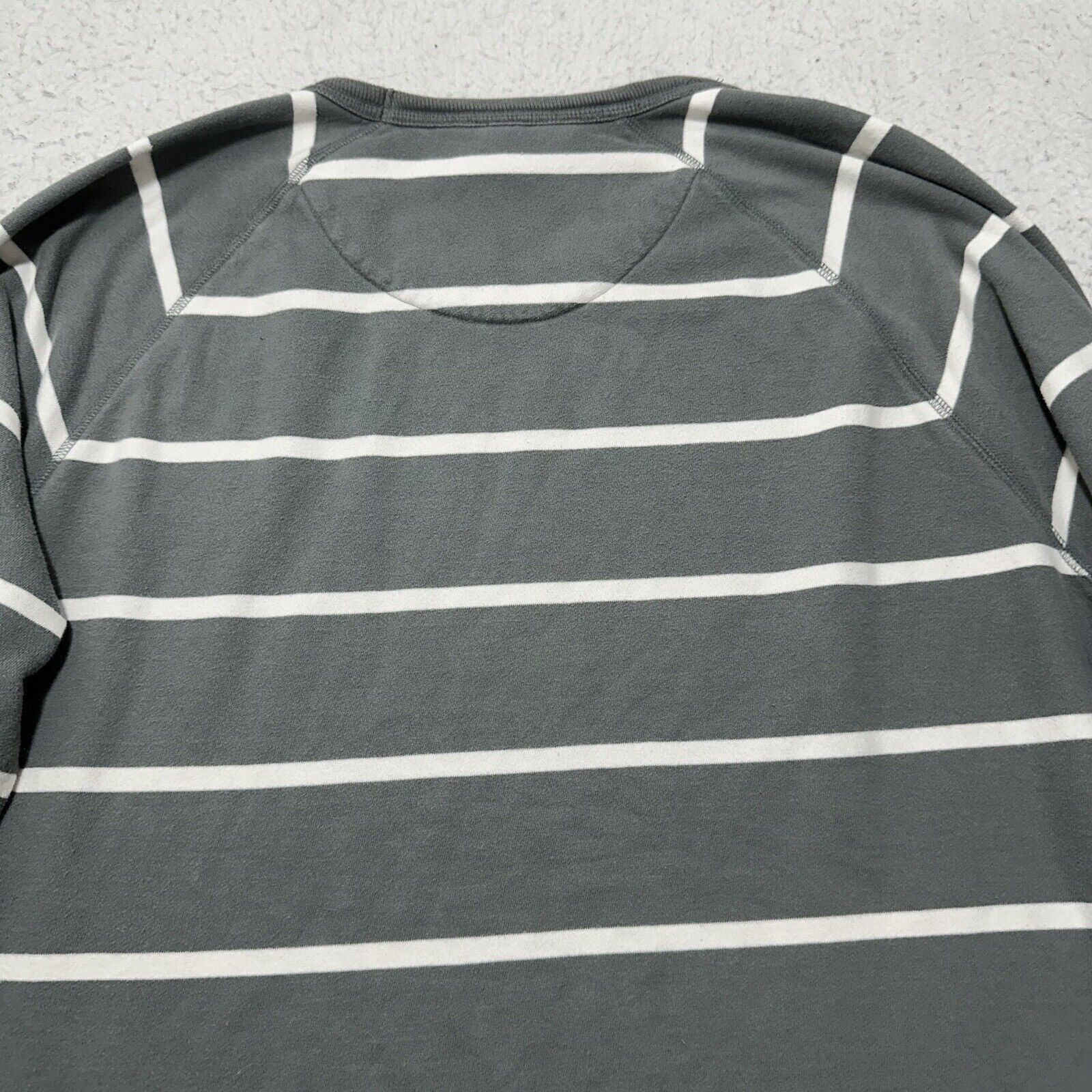 Lands' End The Outfitters Lands' End XL Sweater Gray Striped Pullover Size US XL / EU 56 / 4 - 13 Thumbnail