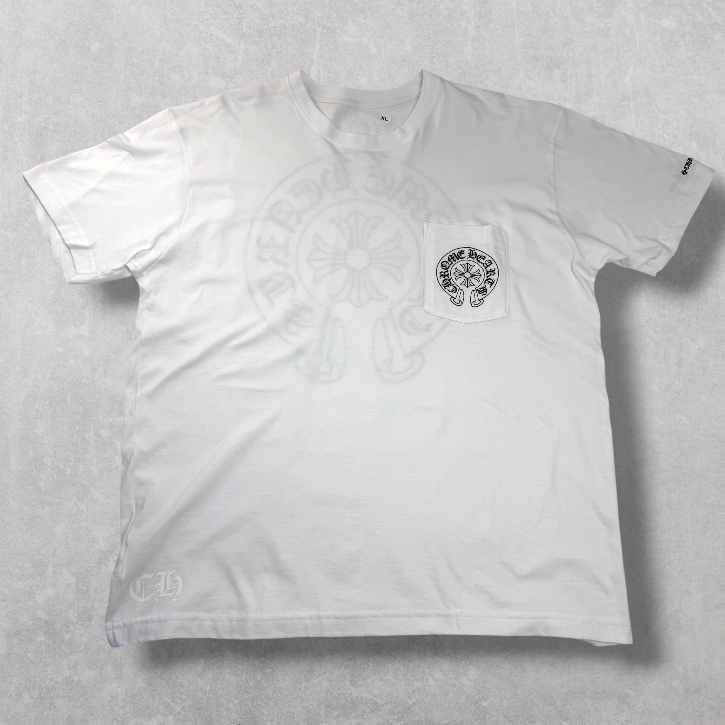 Chrome Hearts Chrome Hearts Horseshoe Logo Tee White XL Size US XL / EU 56 / 4 - 1 Thumbnail