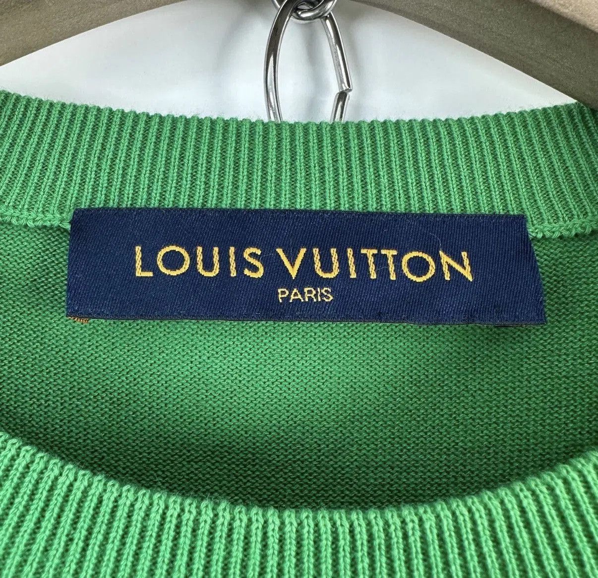Louis Vuitton Green Short Sleeve Shirt with Embroidered Sleeves. Size US M / EU 48-50 / 2 - 4 Thumbnail