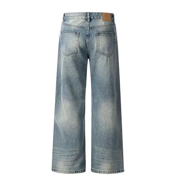 VIBE American retro washed cleanfit light-colored jeans Size US 32 / EU 48 - 2 Thumbnail