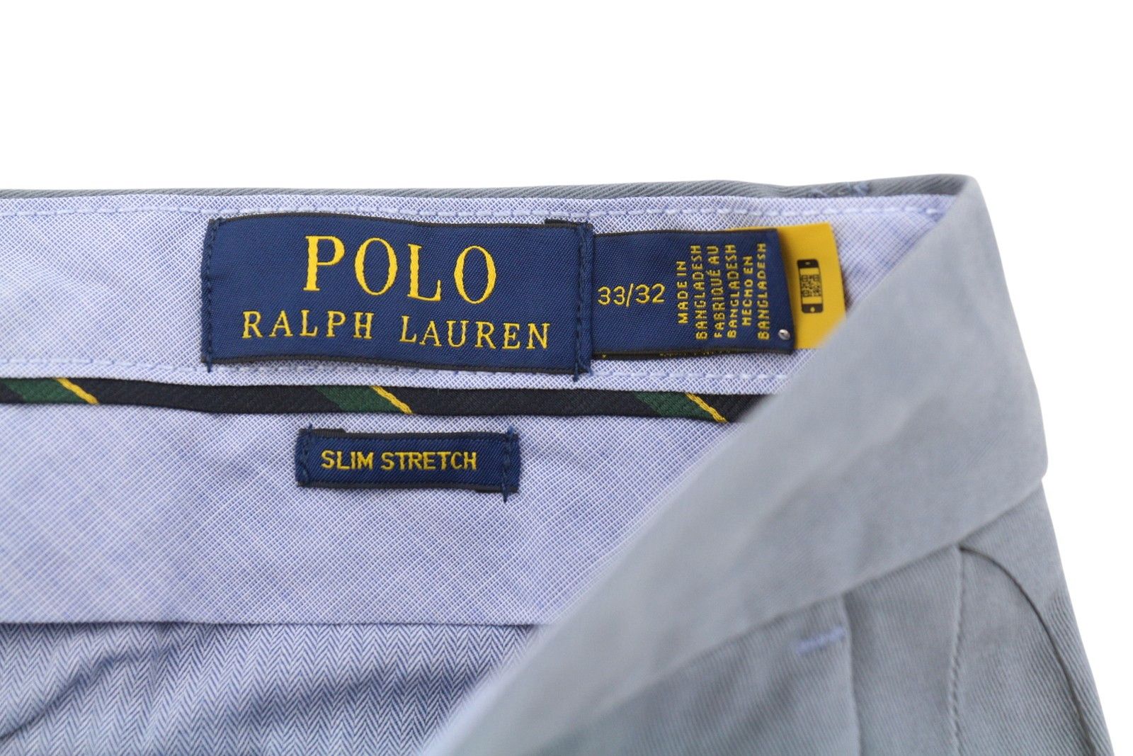 Ralph Lauren W33/L32 Blue Slim Stretch Chino Trousers 87042 Size US 33 - 11 Thumbnail