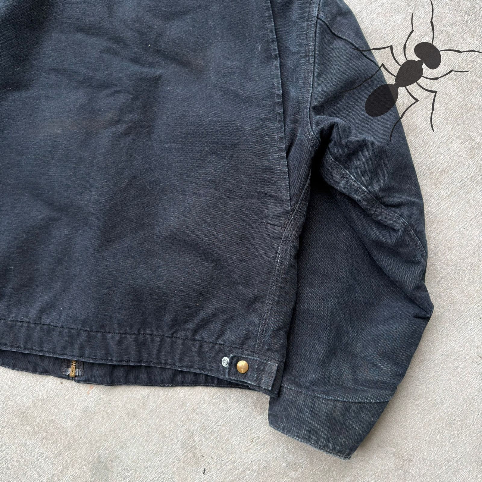 Carhartt × Vintage Carhartt J001 black Detroit work wear jacket Size US L / EU 52-54 / 3 - 8 Thumbnail