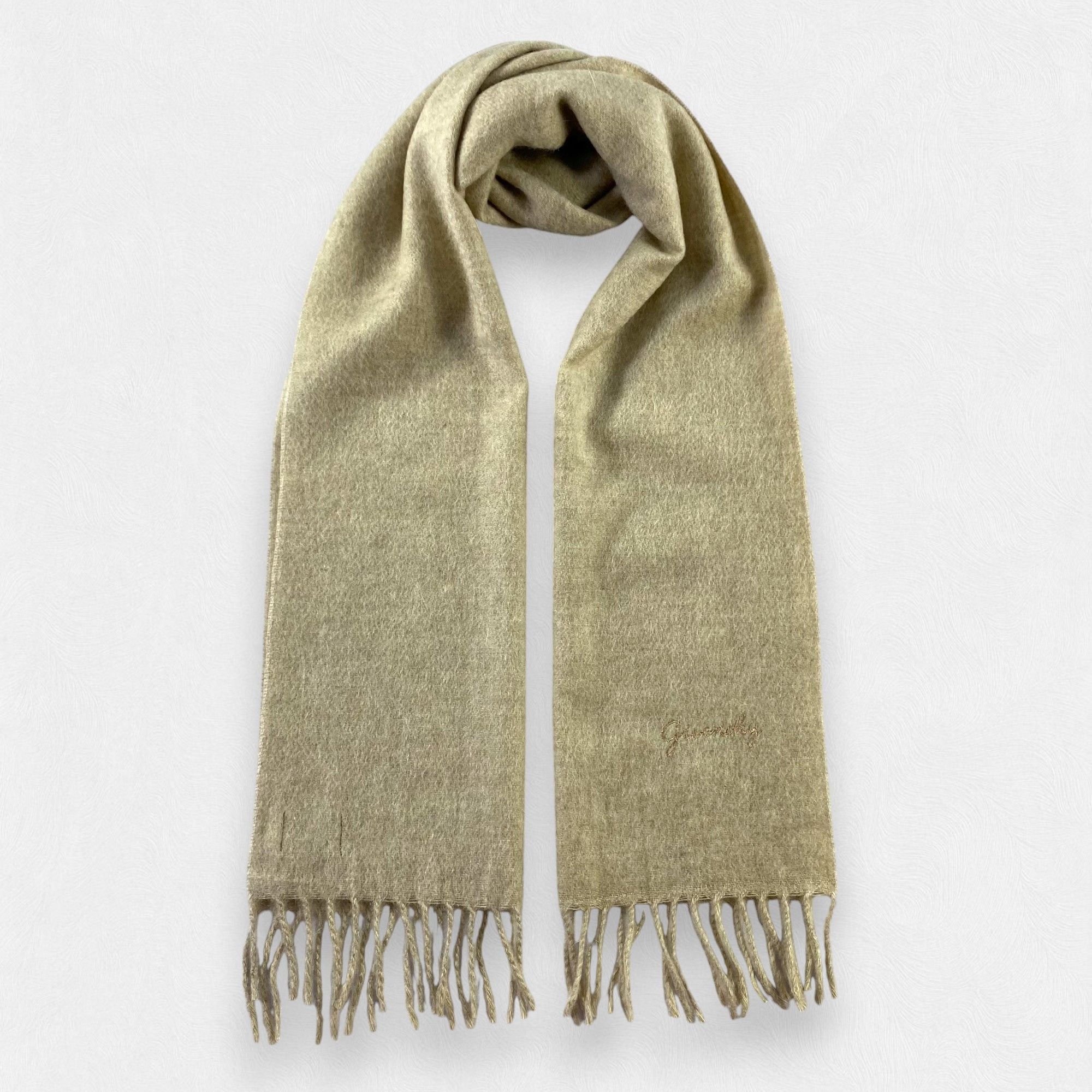 Givenchy × Vintage Givenchy Scarf Neck Wrap Cashmere Muffler Size ONE SIZE - 1 Thumbnail