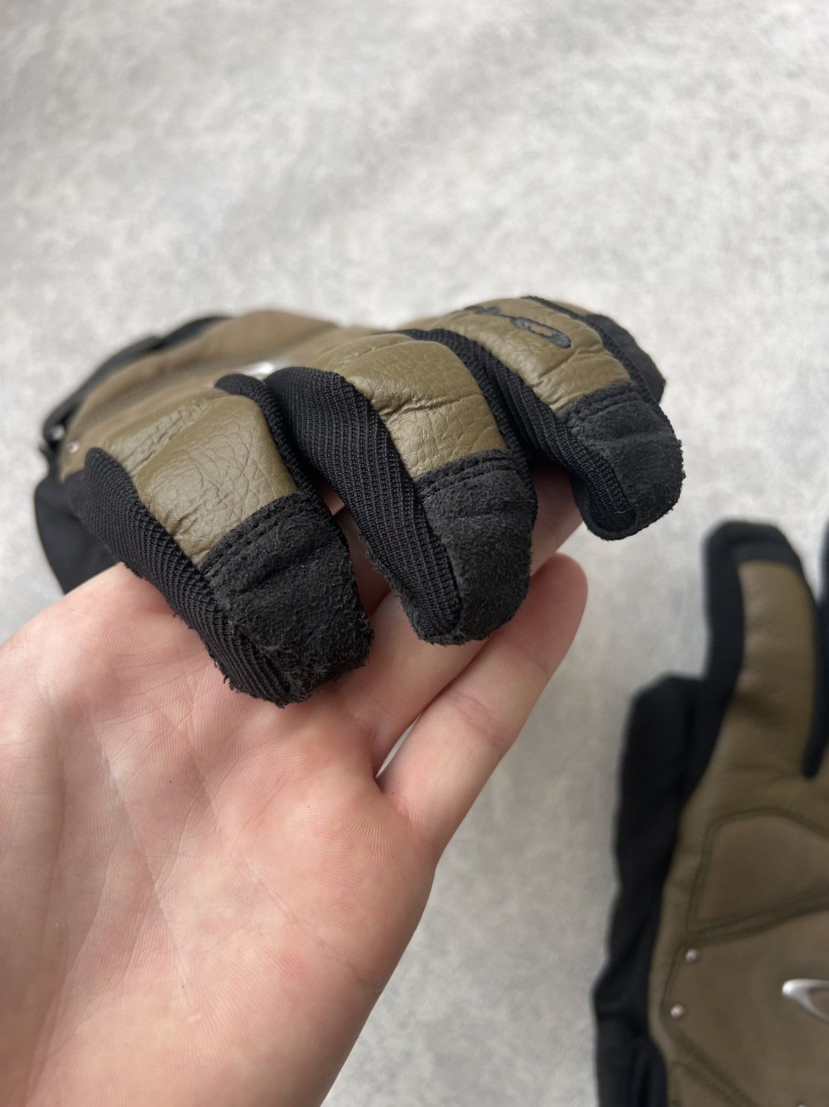 Vintage Vintage Oakley Factory Pilot Tactical Leather Gloves Size ONE SIZE - 9 Thumbnail