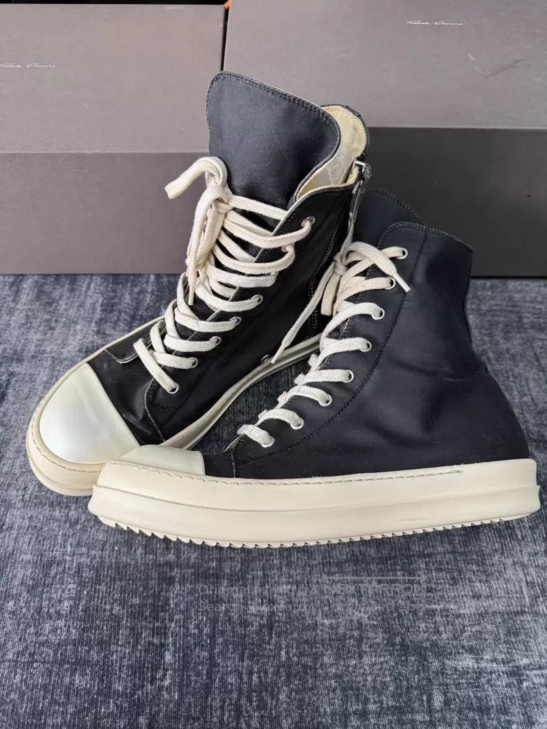 Rick Owens Rick Owens Double line wax surface large Converse shoes Size US 9.5 / EU 42-43 - 1 Thumbnail
