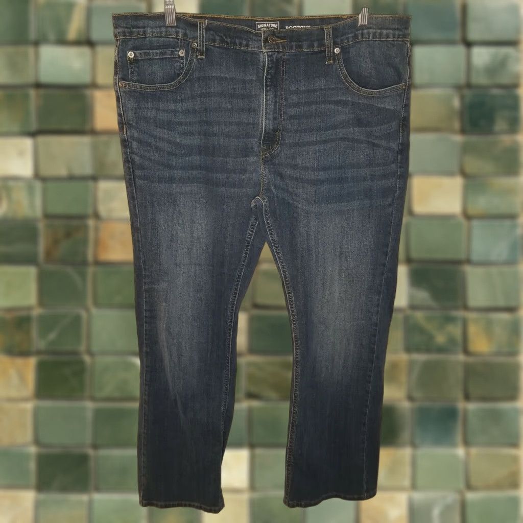 Levi's Levis Bootcut Jeans Mens Blue Size 40x32 Boot Cut Regular Fit Size US 40 / EU 56 - 1 Thumbnail