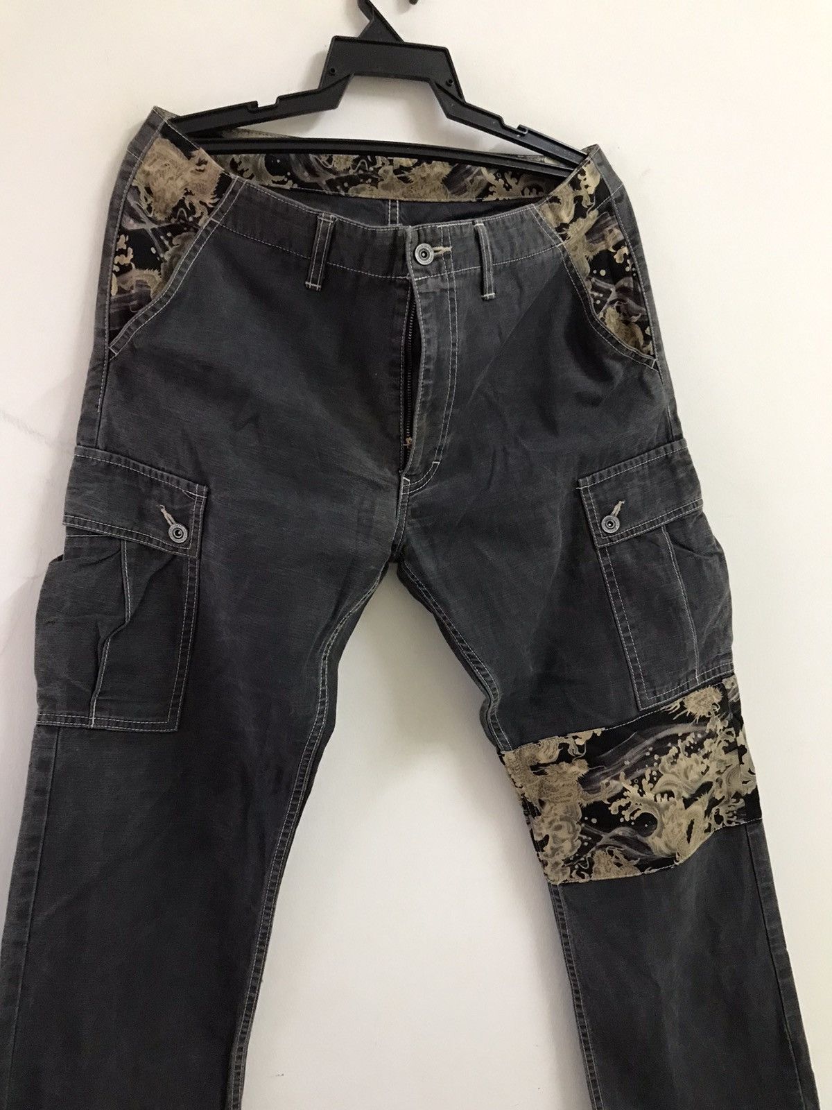 Japanese Brand × Kapital × Vintage Vintage Kargo Pants Japanese Brand Size US 33 - 2 Thumbnail
