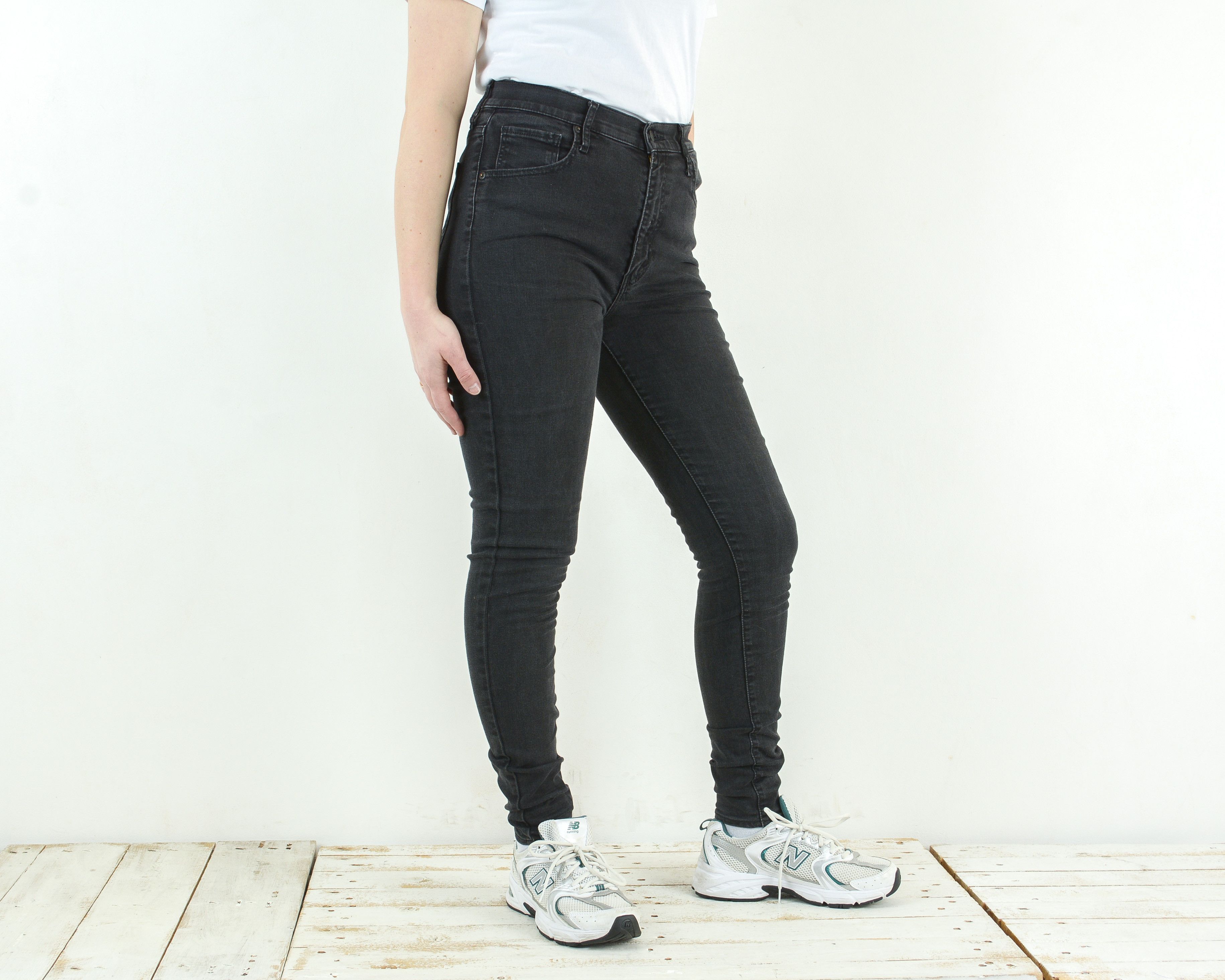 Levi's × Levi's Vintage Clothing × Vintage Mile High Super Skinny W31 L32 Jeans Denim Pants Trousers Size 31" - 2 Thumbnail