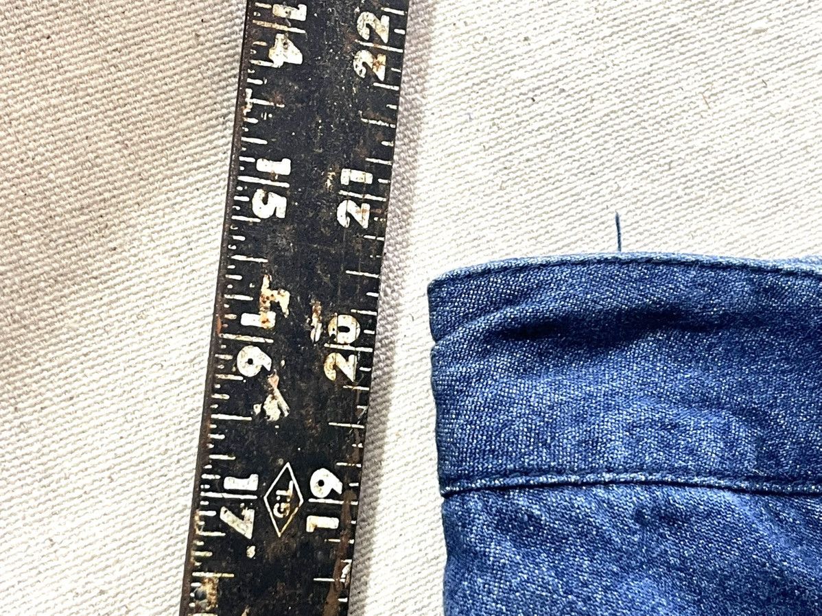 CHOCOOLATE Denim Elastic Waist A Line Faux Button Midi Skirt Size 27" / US 4 / IT 40 - 14 Thumbnail
