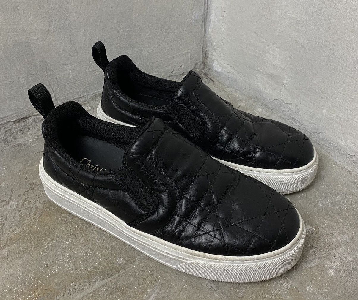 Dior Christian Dior - Solar Cannage Quilted Slip-on Size US 7 / IT 37 - 1 Thumbnail