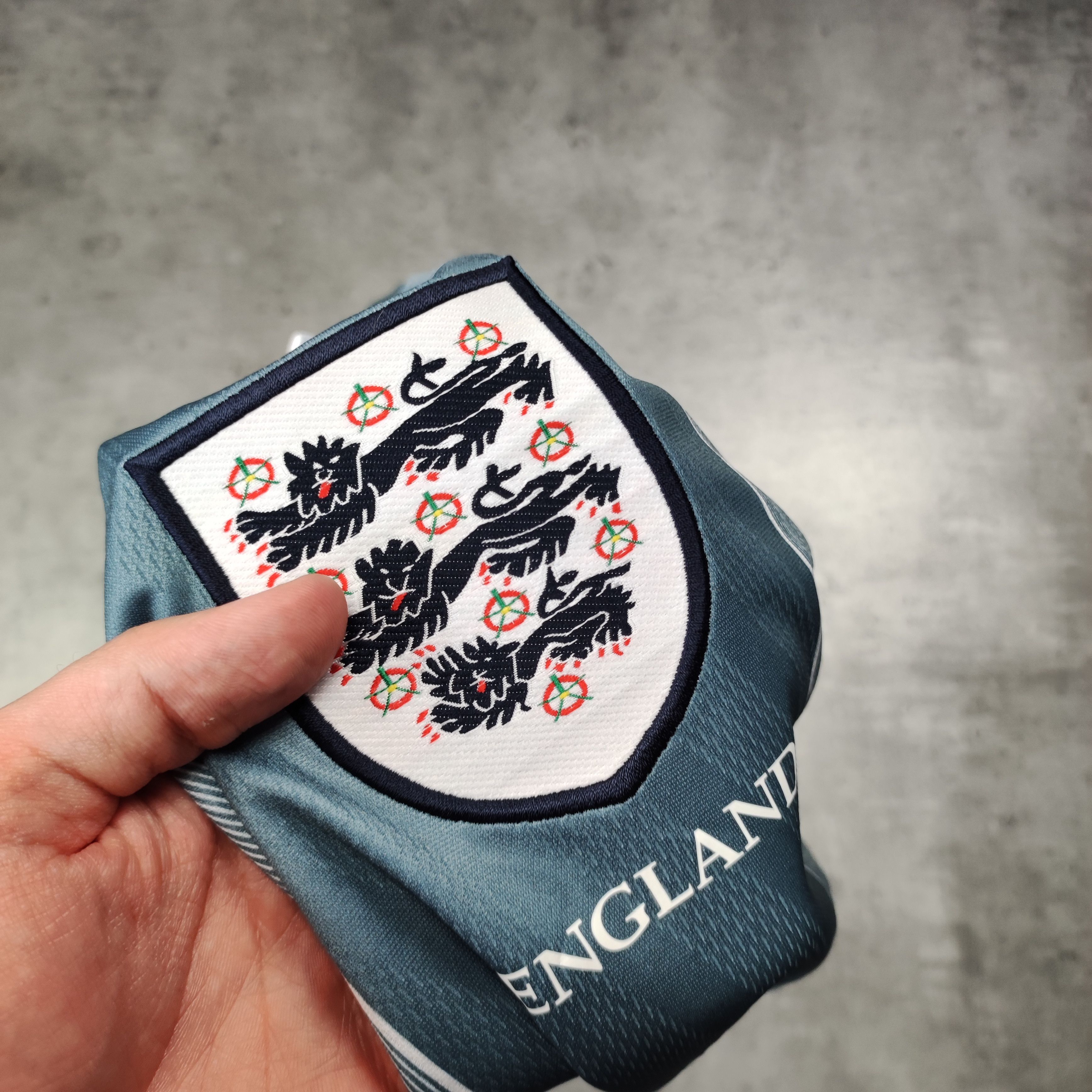 Vintage RARE Score Draw 1996 England Football National Team Jersey Size US XL / EU 56 / 4 - 5 Thumbnail