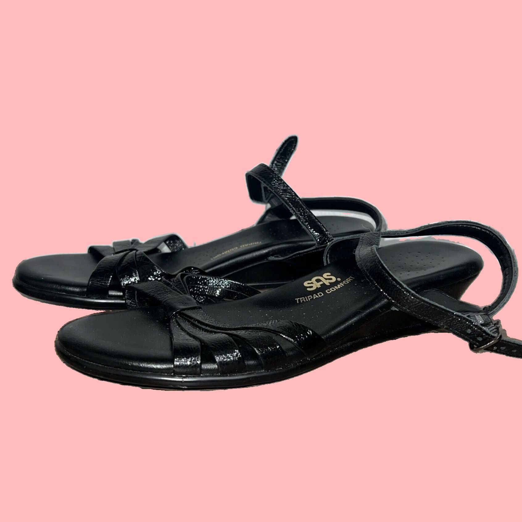 Sas Luxurious Black Heels for Women in Comfortable Tripad Design Size 8.5 by SAS Grailed