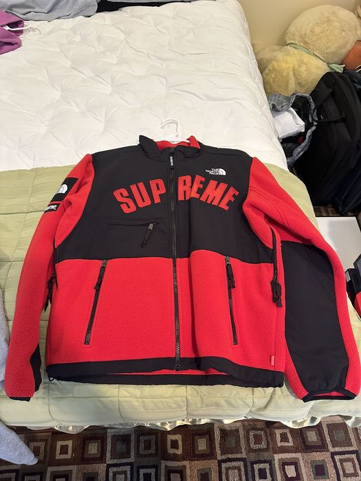 Supreme Supreme The North Face Red Arc Logo Denali Fleece Jacket