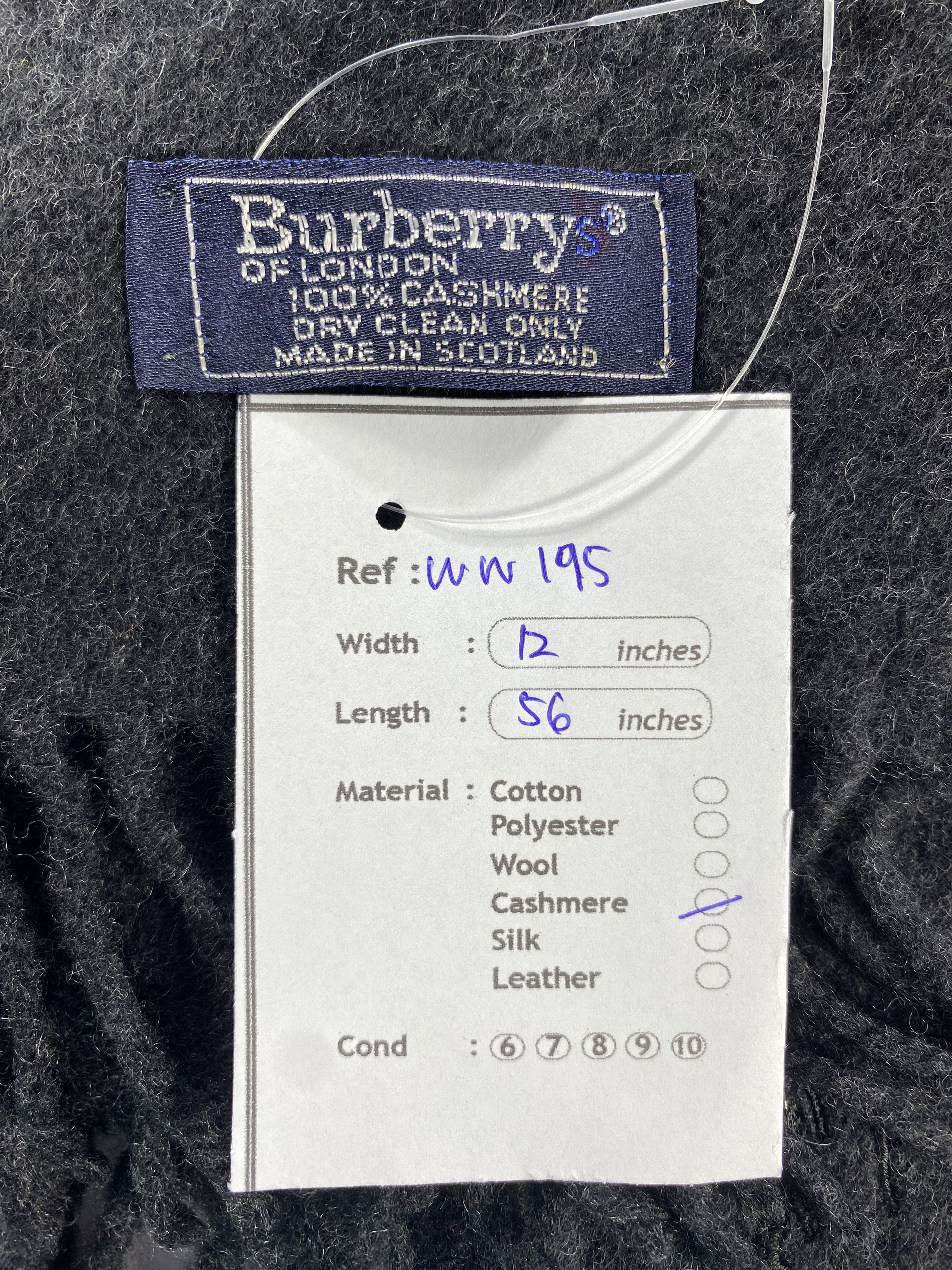 Burberry × Vintage Burberry Scarf / Muffler / Neckwear - WW195 Size ONE SIZE - 5 Thumbnail
