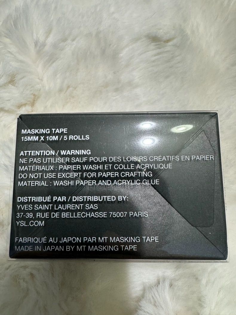 Saint Laurent Paris Saint Laurent Paris Tape set Nextarrow-2505 Size ONE SIZE - 8 Thumbnail