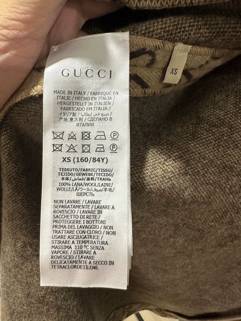 Gucci Gucci Old flower full print GG wool cloak jacket 2501-Nexta Size US XS / EU 42 / 0 - 4 Thumbnail