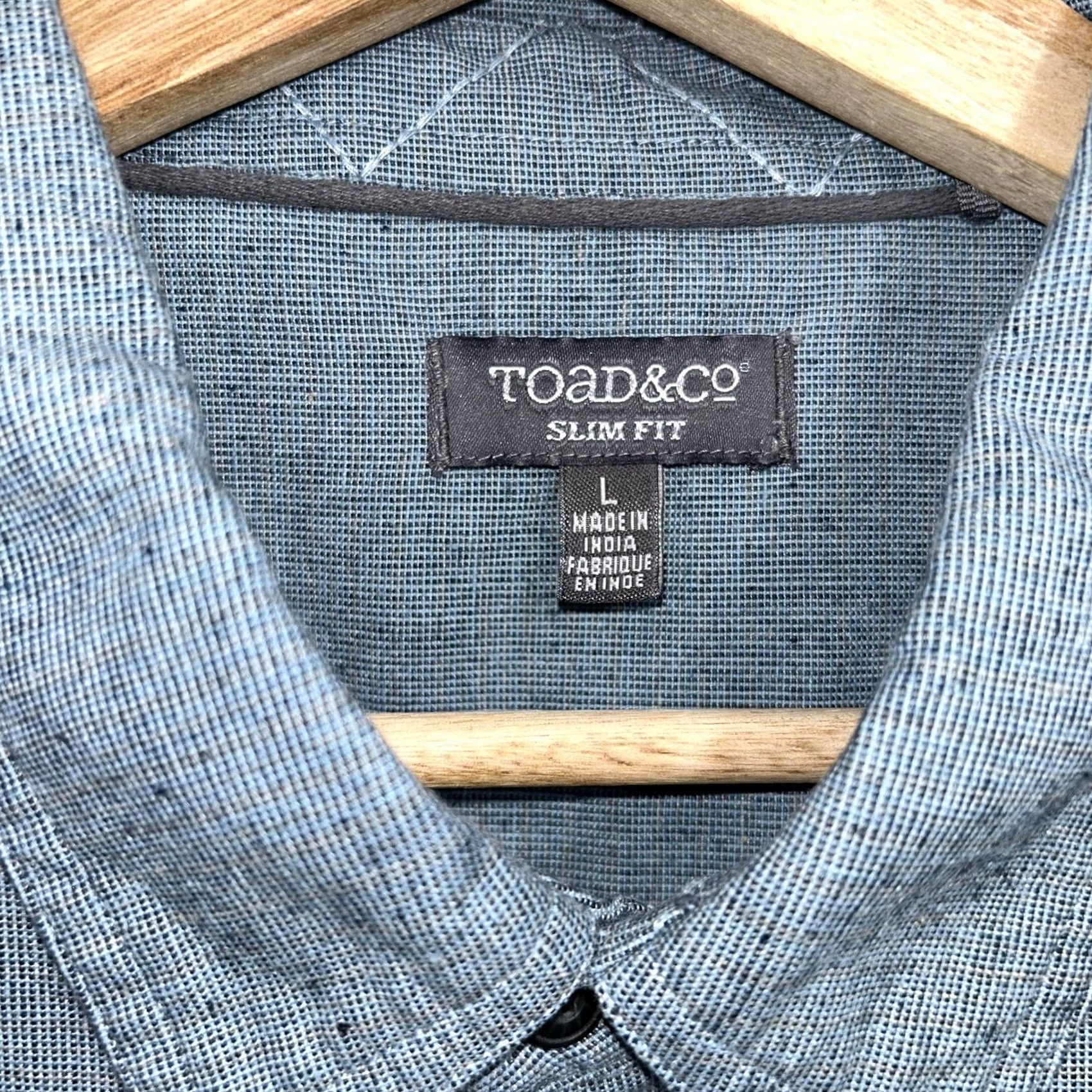 Toad&Co Toad & Co Slim Oxford Button Up Shirt Men’s Large Long Sleeve Vault Size US L / EU 52-54 / 3 - 7 Thumbnail