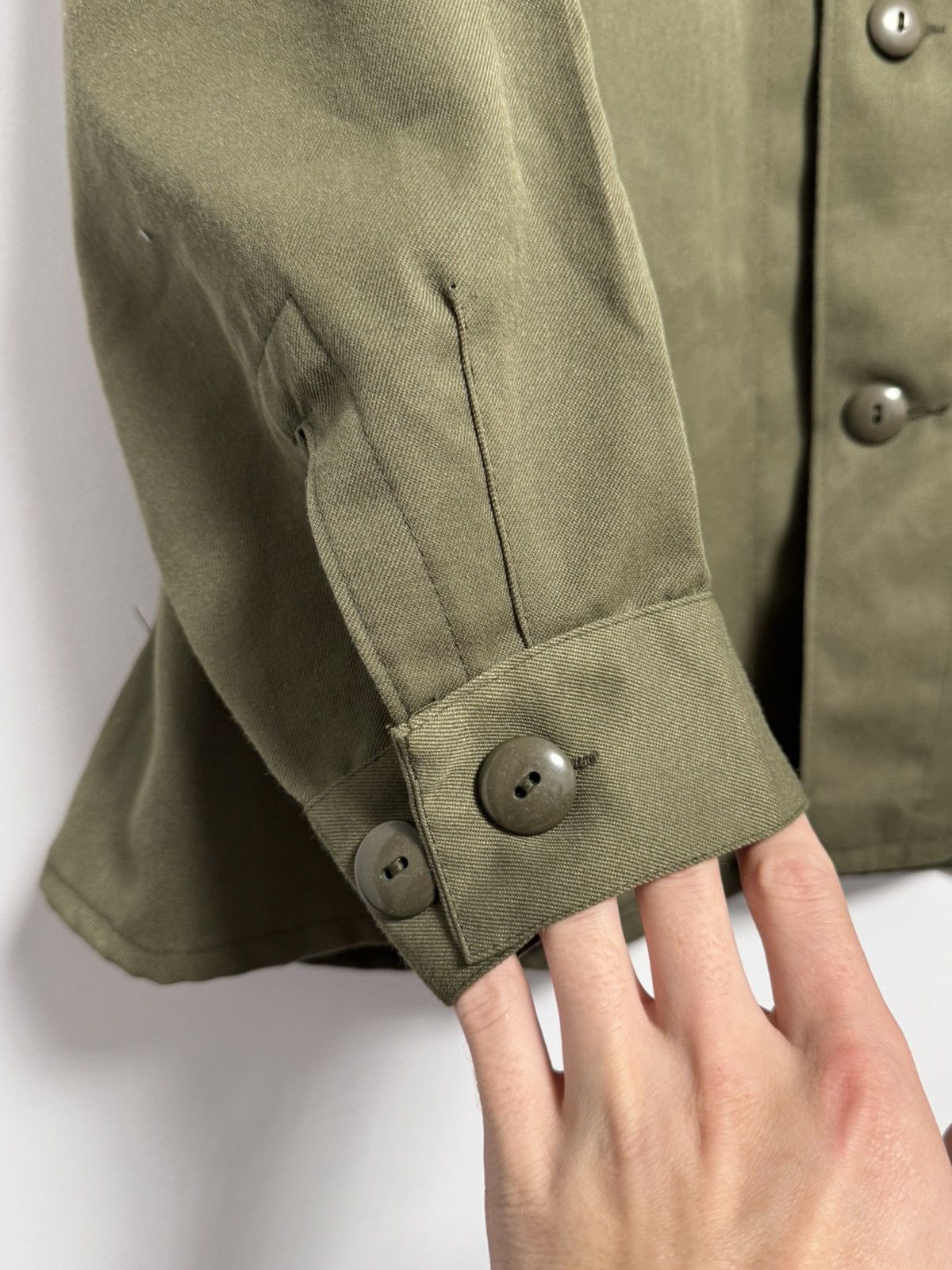 Vintage VINTAGE MILITARY HBT PVBA MONETEX LENDELEDE 96-100 Size US XL / EU 56 / 4 - 7 Thumbnail